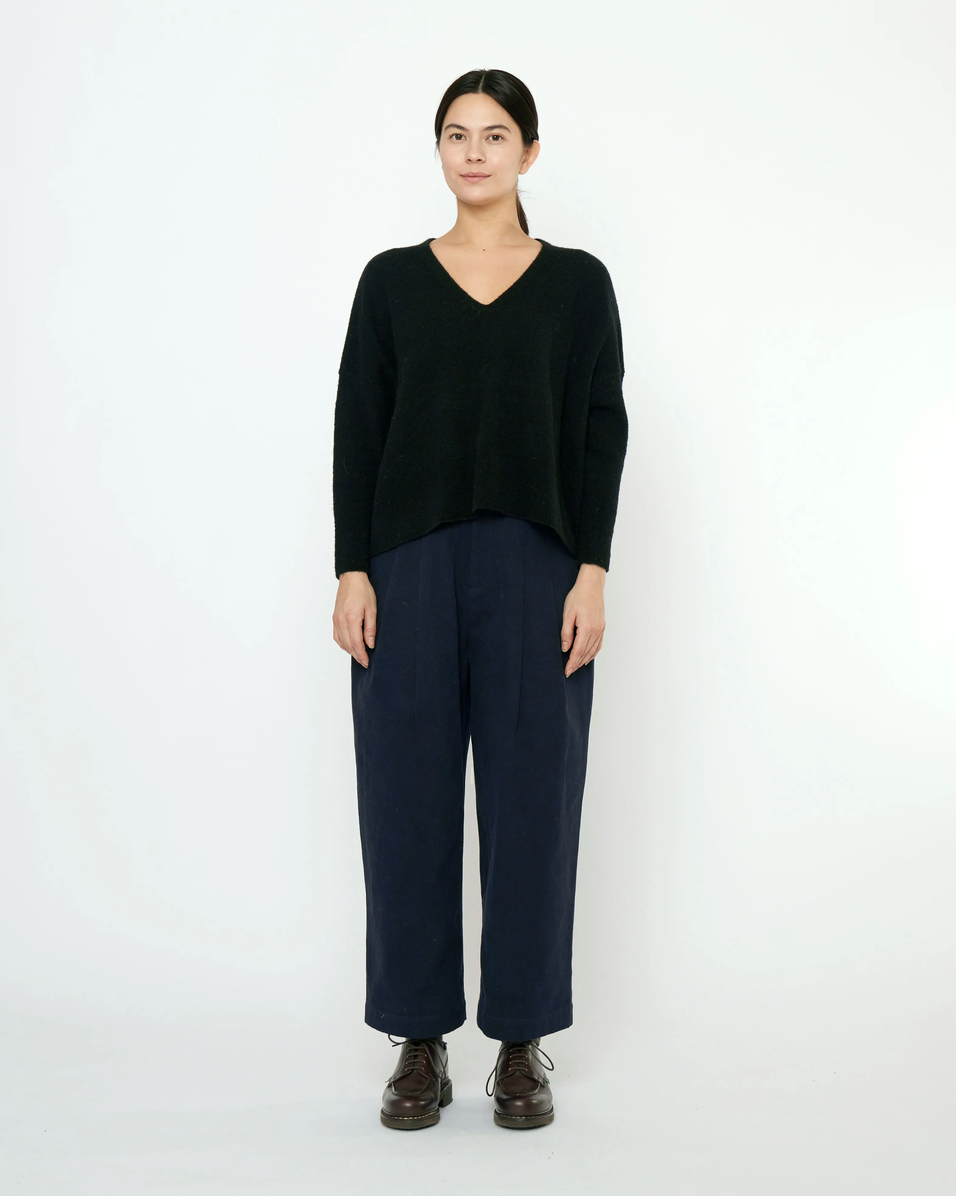 V-Neck Sweater - FW25 - Black sold by 7115 by Szeki