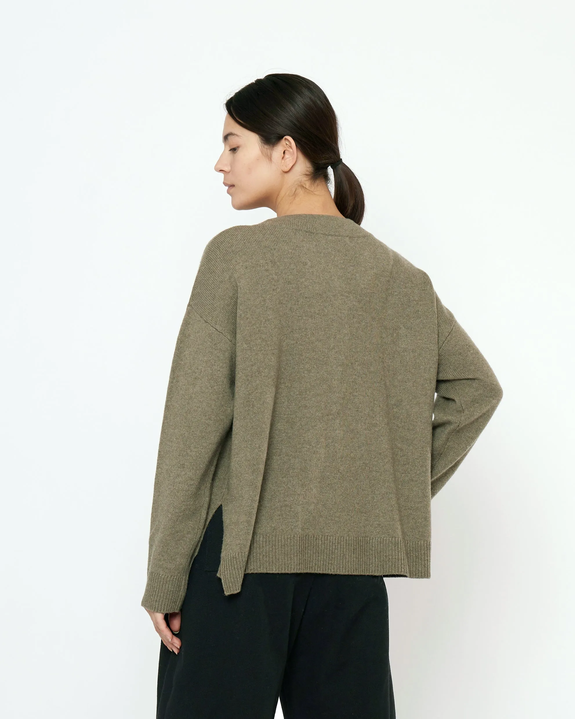 Relaxed Pocket Sweater- FW25 - Sage Gray sold by 7115 by Szeki product image thumbnail 4