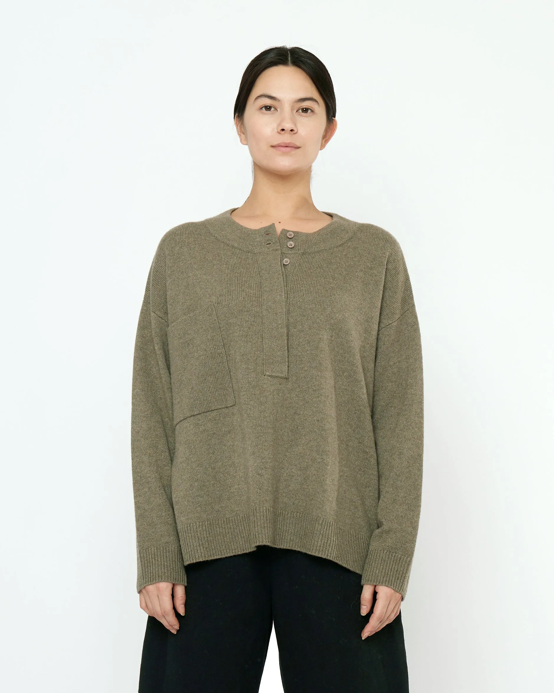 Relaxed Pocket Sweater- FW25 - Sage Gray sold by 7115 by Szeki product image thumbnail 2