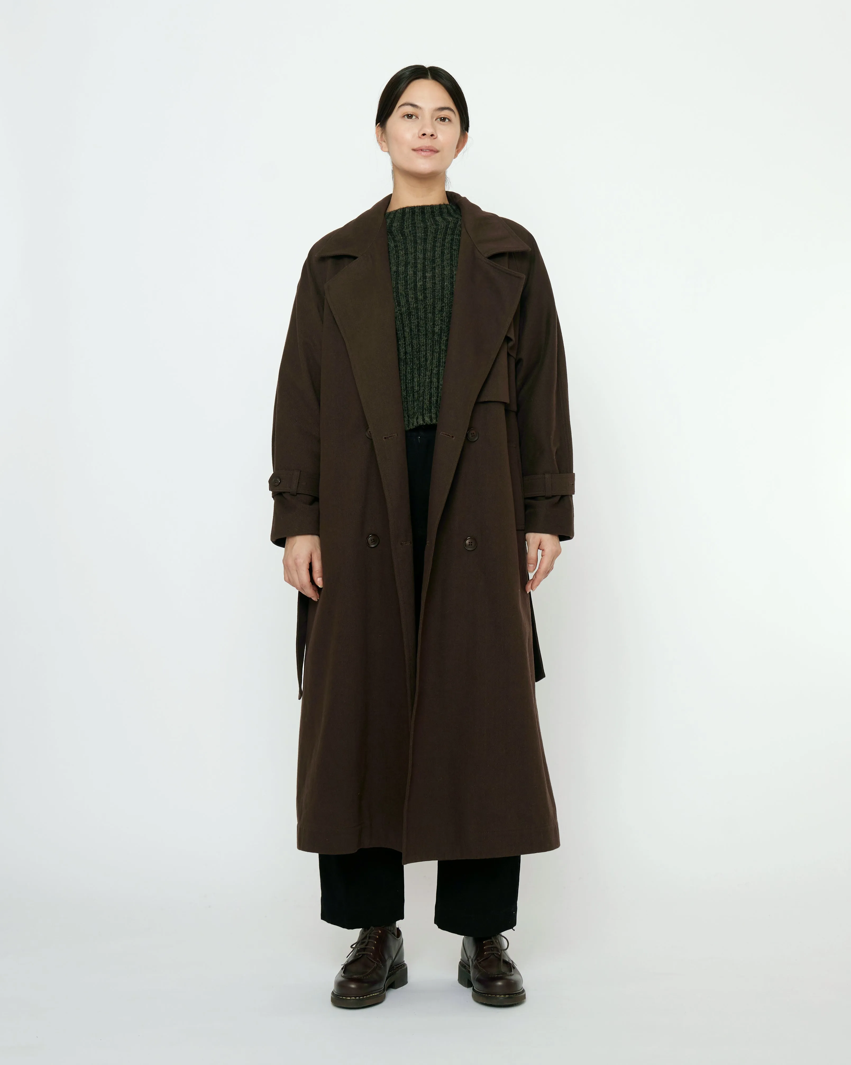 Fall Long Trench - FW25 - Molasses sold by 7115 by Szeki product image thumbnail 3