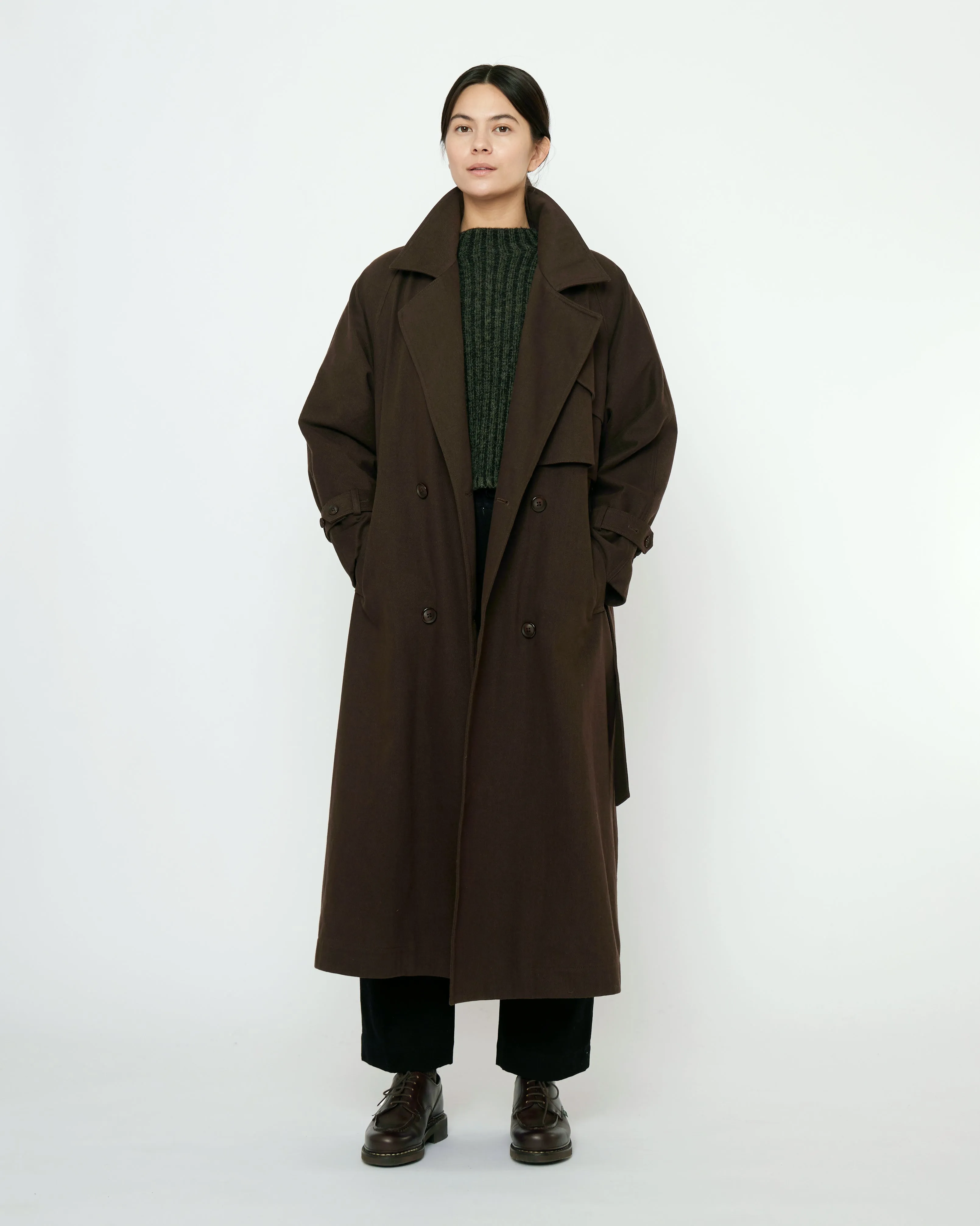 Fall Long Trench - FW25 - Molasses sold by 7115 by Szeki product image thumbnail 4