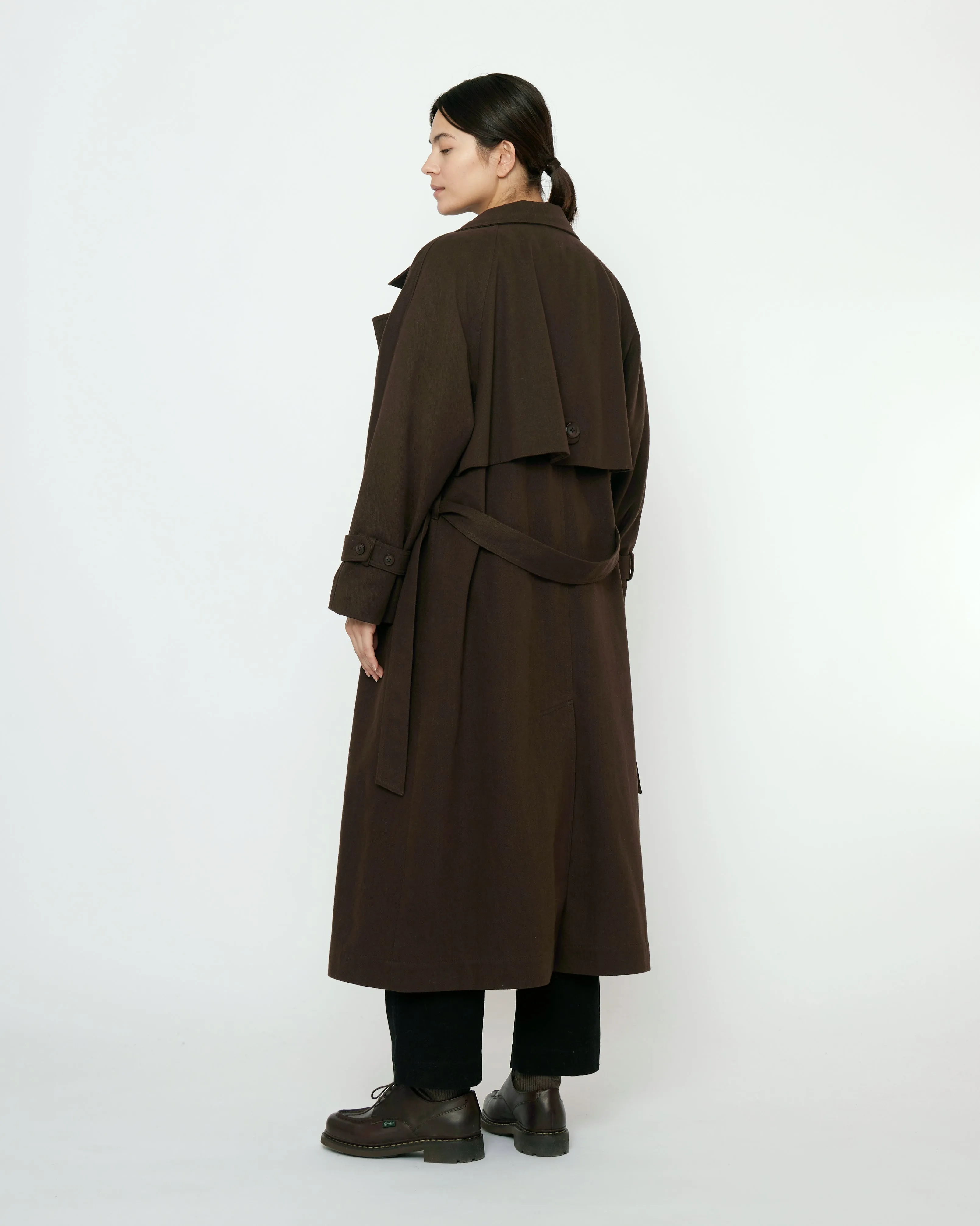Fall Long Trench - FW25 - Molasses sold by 7115 by Szeki product image thumbnail 2