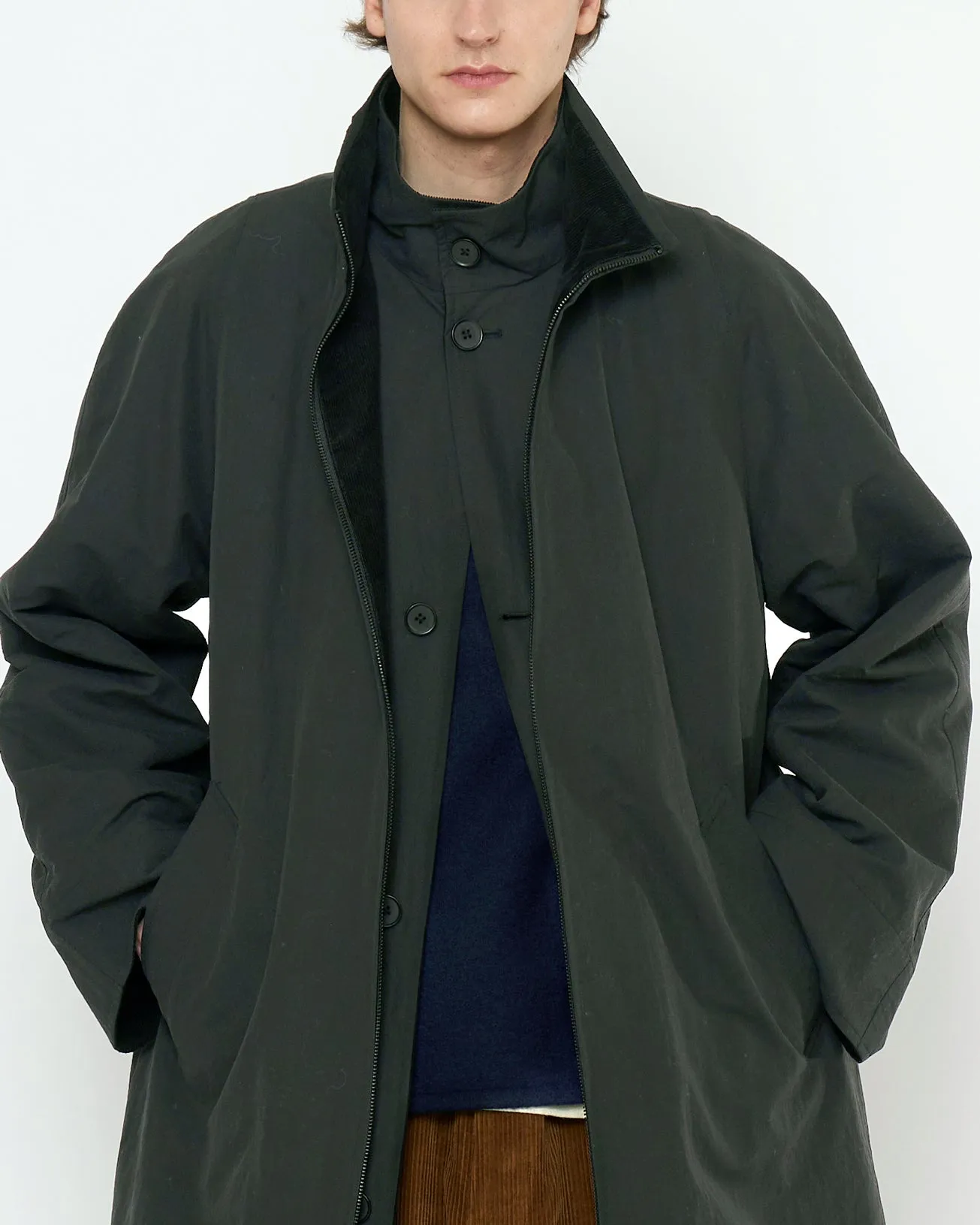 Double Collar Overcoat - FW25 - Black sold by 7115 by Szeki product image thumbnail 5