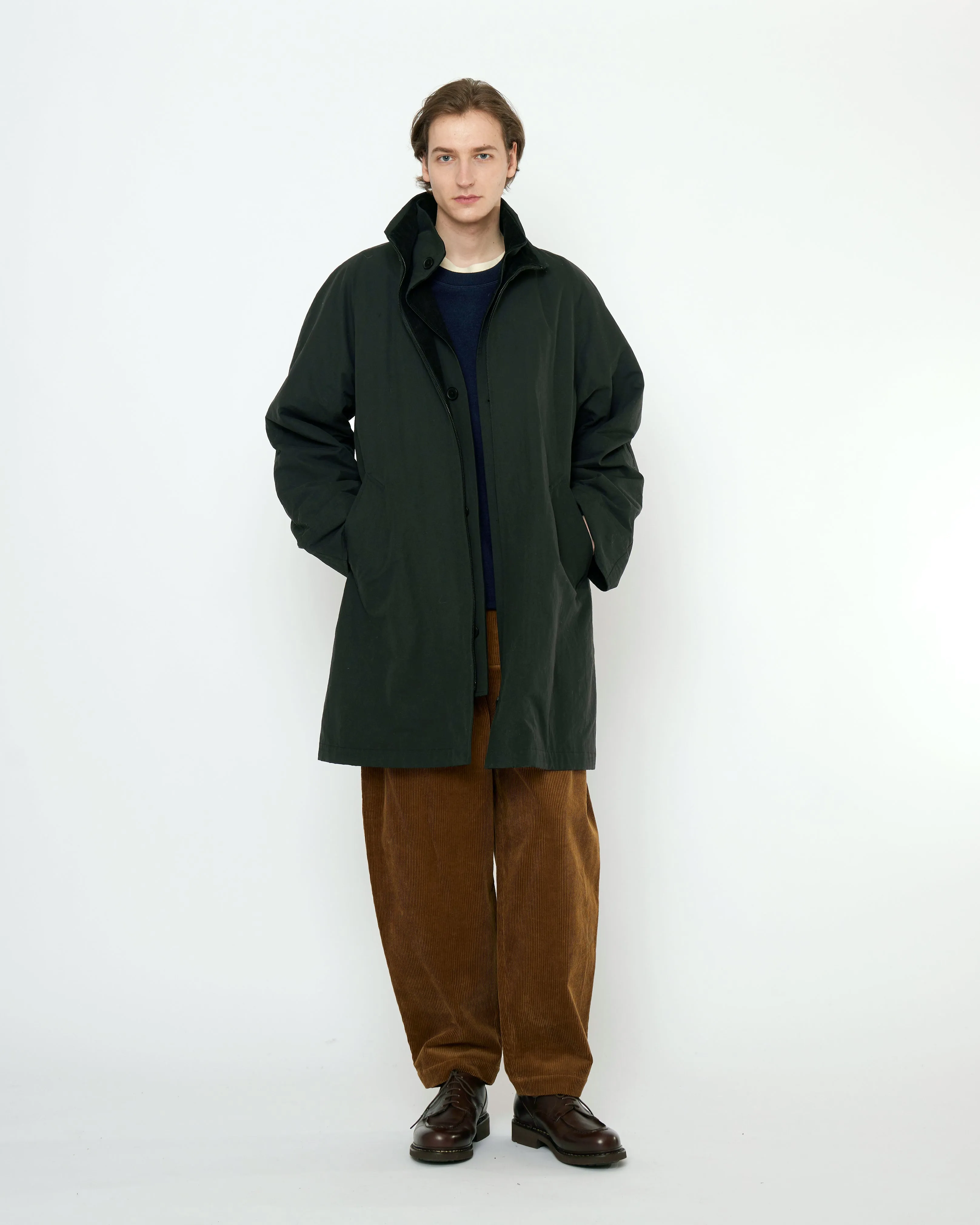 Double Collar Overcoat - FW25 - Black sold by 7115 by Szeki