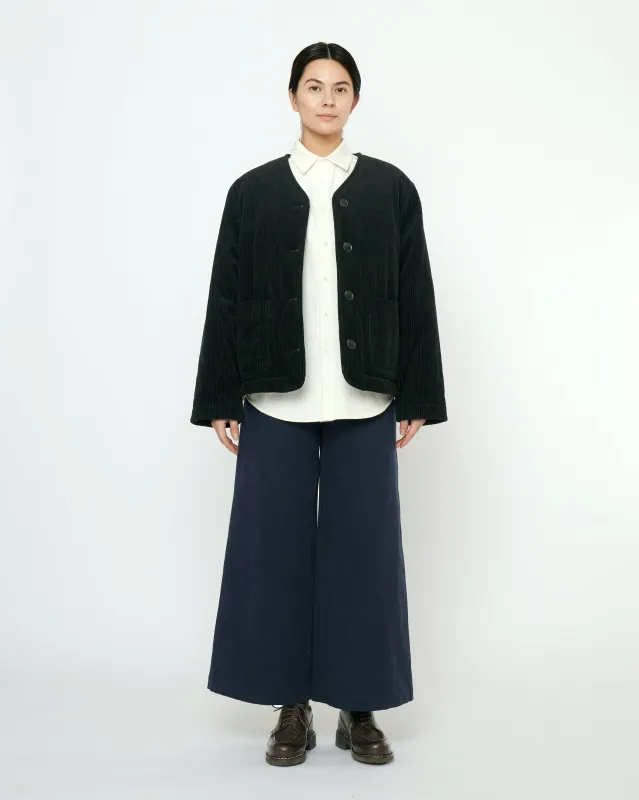 Corduroy Liner Jacket - FW25 - Black made by 7115 by Szeki