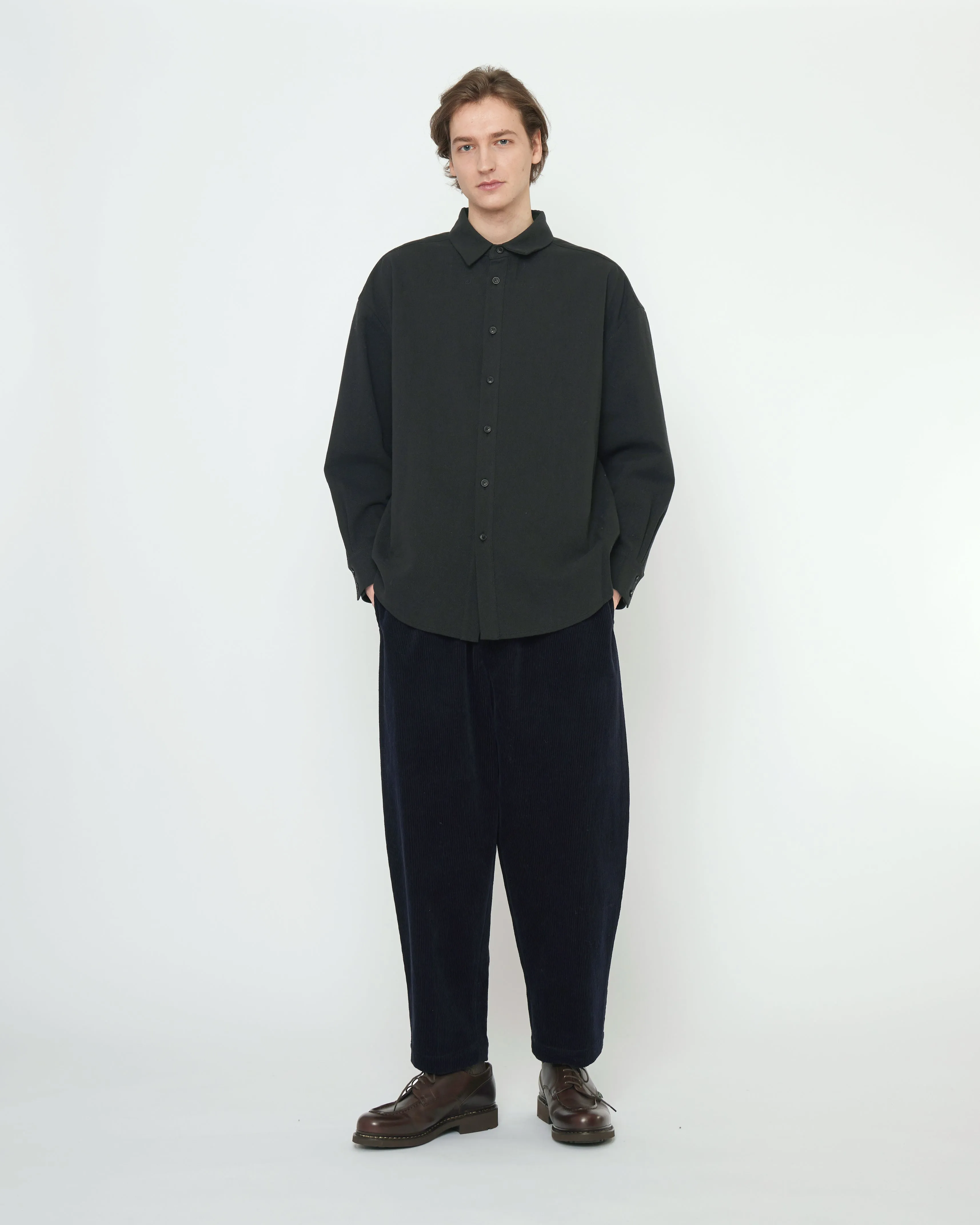 Corduroy Elastic Pull-Up Trouser - FW25 - Black sold by 7115 by Szeki product image thumbnail 2