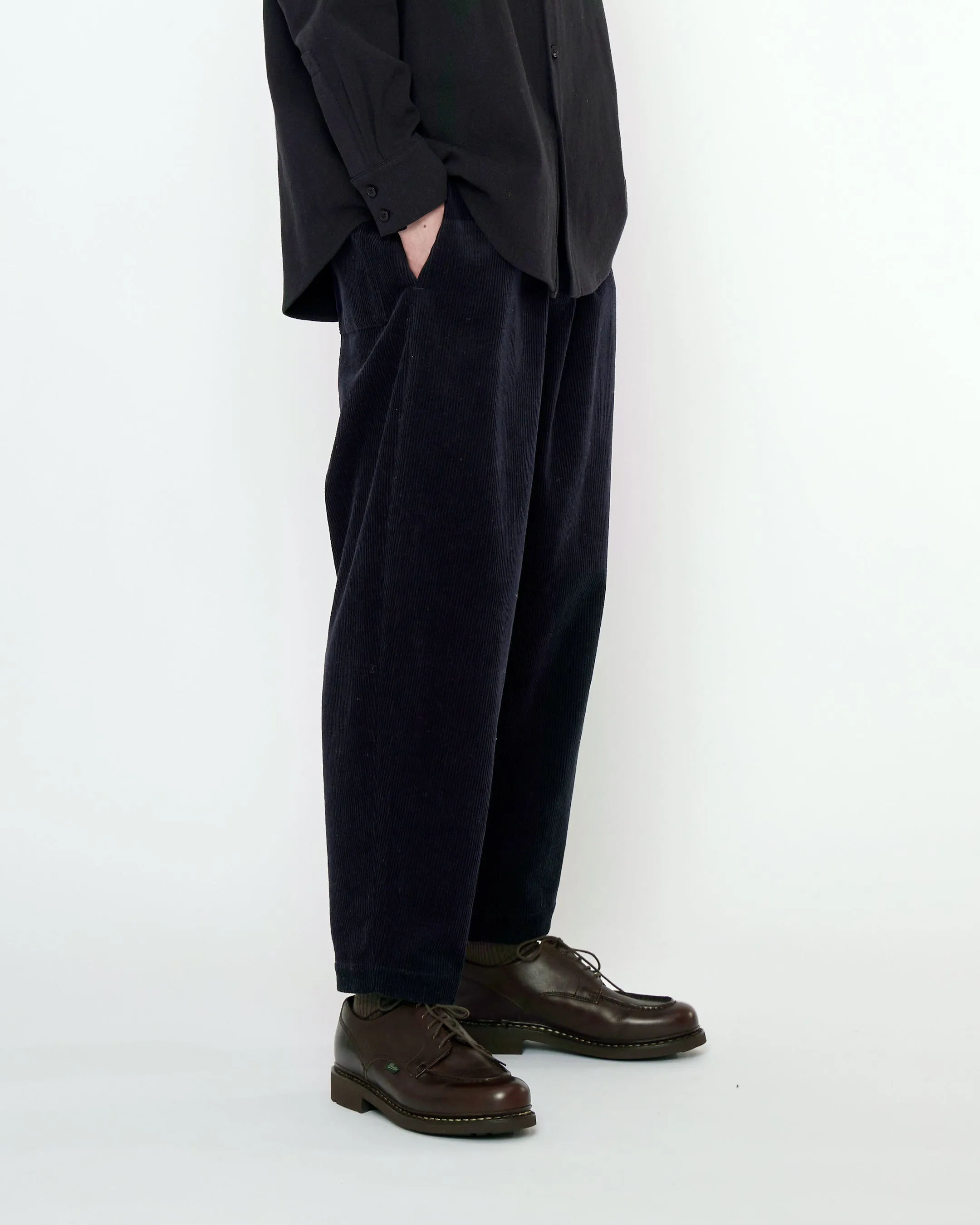 Corduroy Elastic Pull-Up Trouser - FW25 - Black sold by 7115 by Szeki product image thumbnail 3