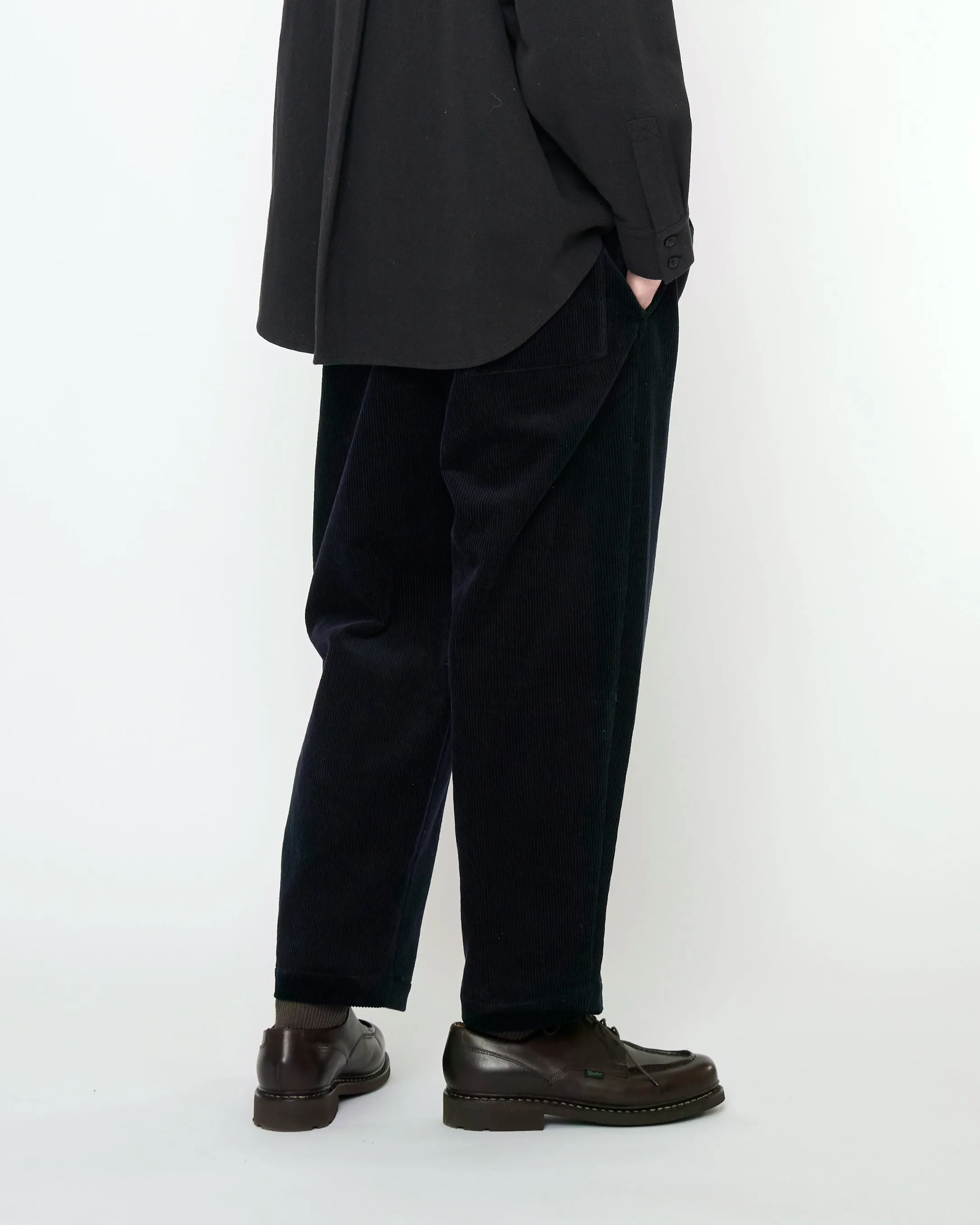 Corduroy Elastic Pull-Up Trouser - FW25 - Black sold by 7115 by Szeki product image thumbnail 4