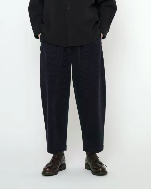 Corduroy Elastic Pull-Up Trouser - FW25 - Black sold by 7115 by Szeki