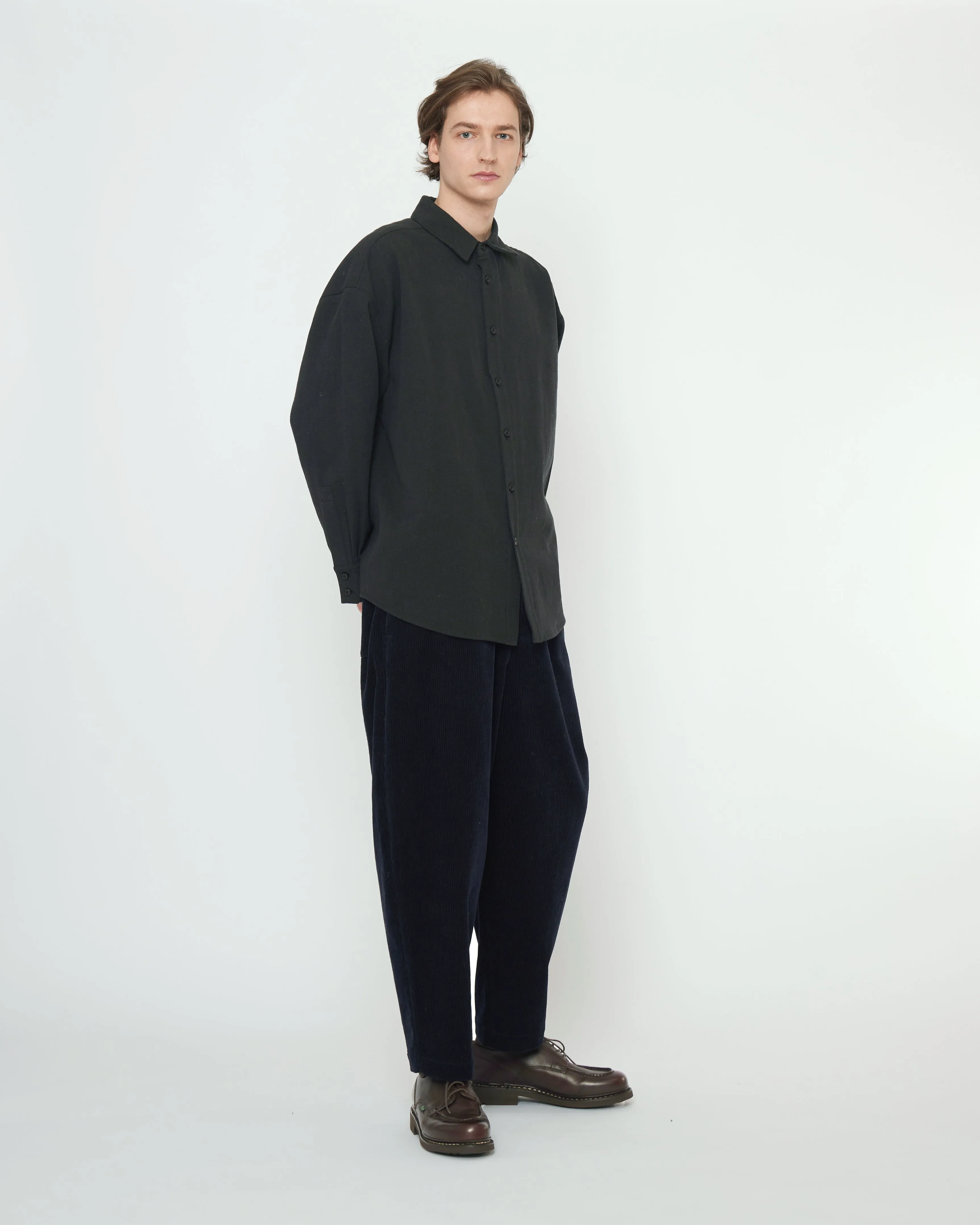 Corduroy Elastic Pull-Up Trouser - FW25 - Black sold by 7115 by Szeki product image thumbnail 5