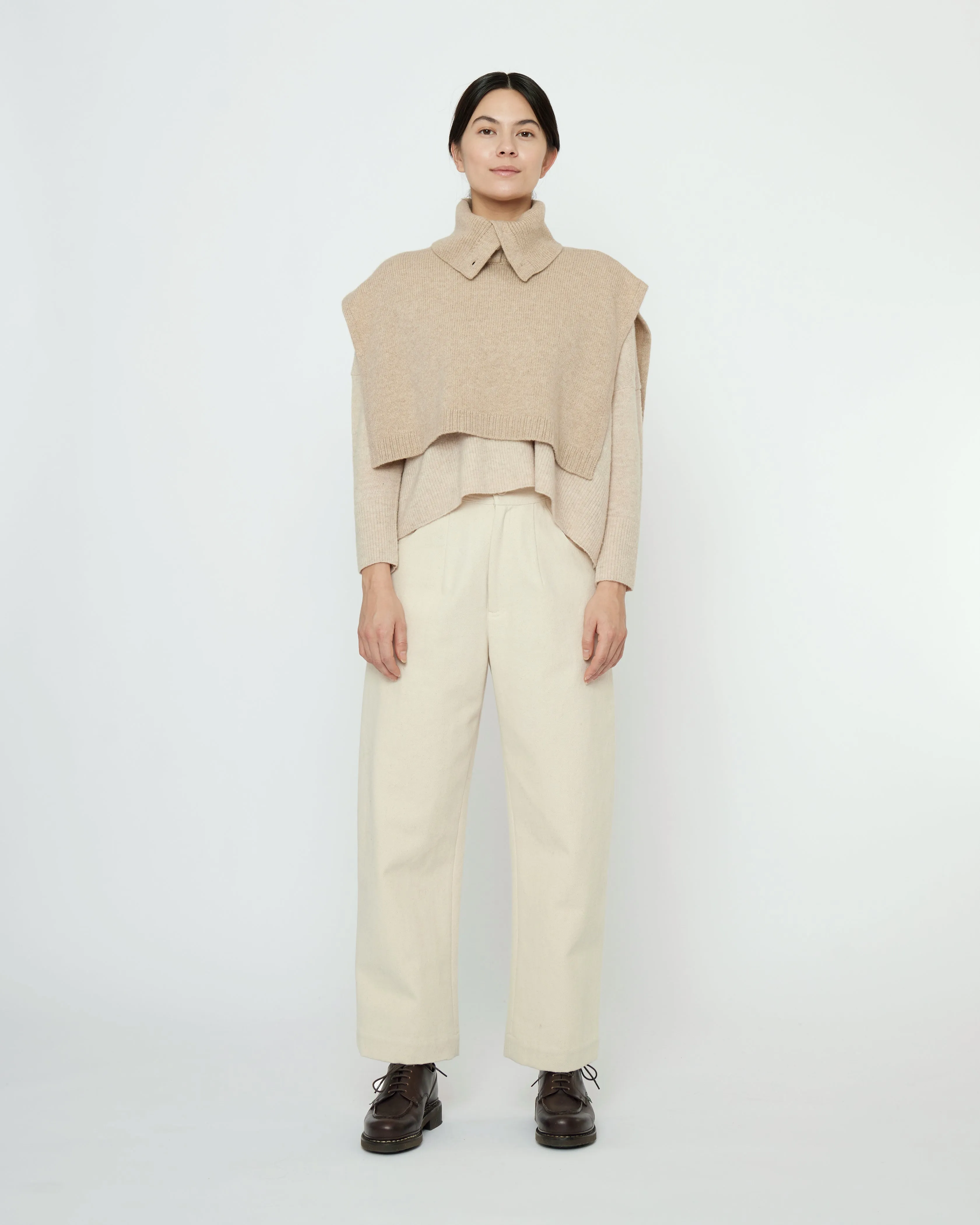 Knit Turtleneck Vest - FW25 - Almond sold by 7115 by Szeki product image thumbnail 2