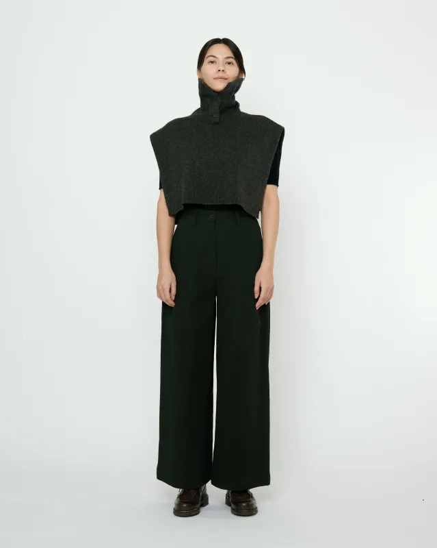 Knit Turtleneck Vest - FW25 - Charcoal sold by 7115 by Szeki