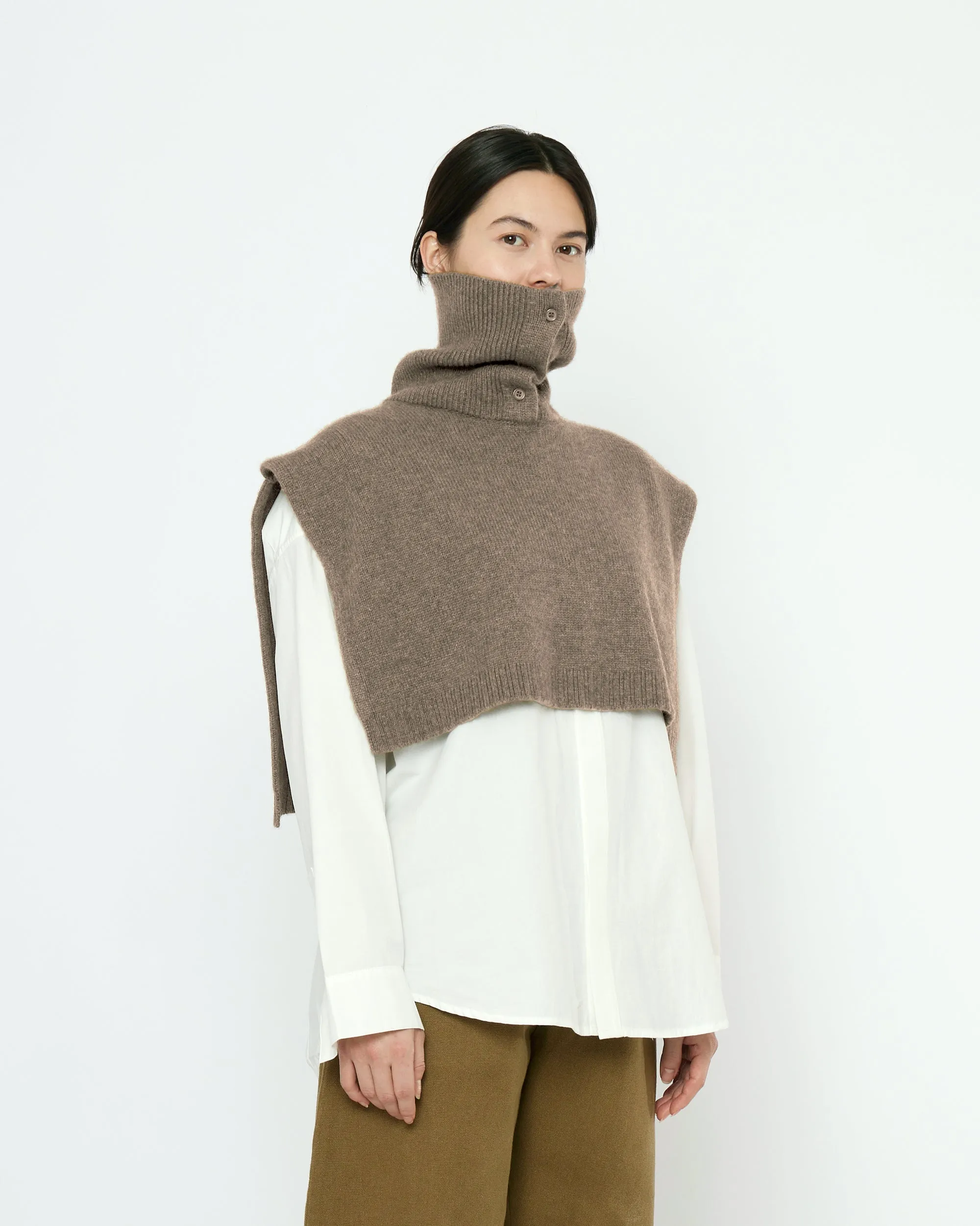 Knit Turtleneck Vest - FW25 - Taupe sold by 7115 by Szeki product image thumbnail 2