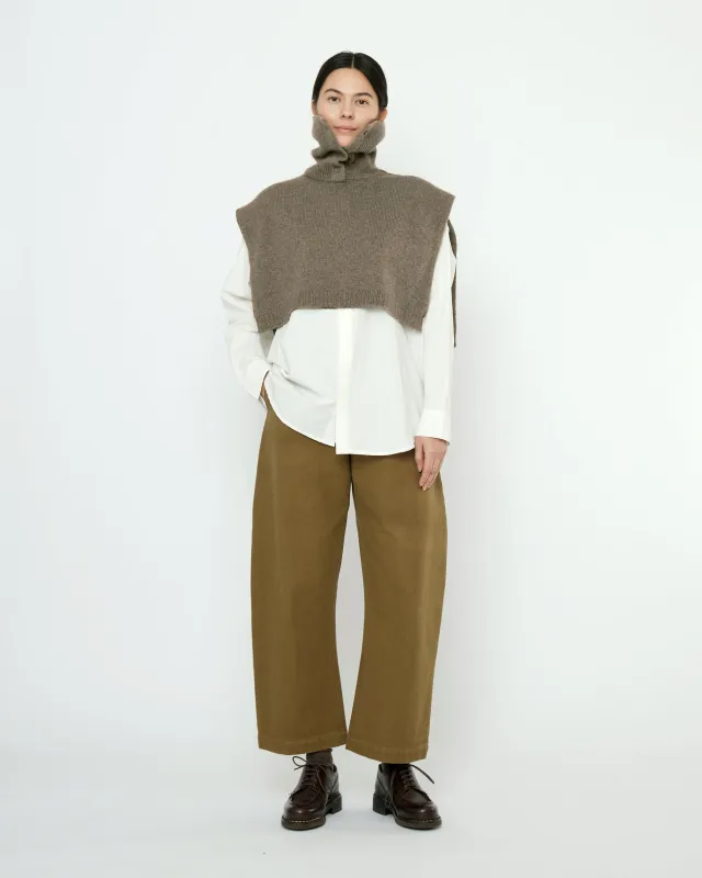 Knit Turtleneck Vest - FW25 - Taupe sold by 7115 by Szeki
