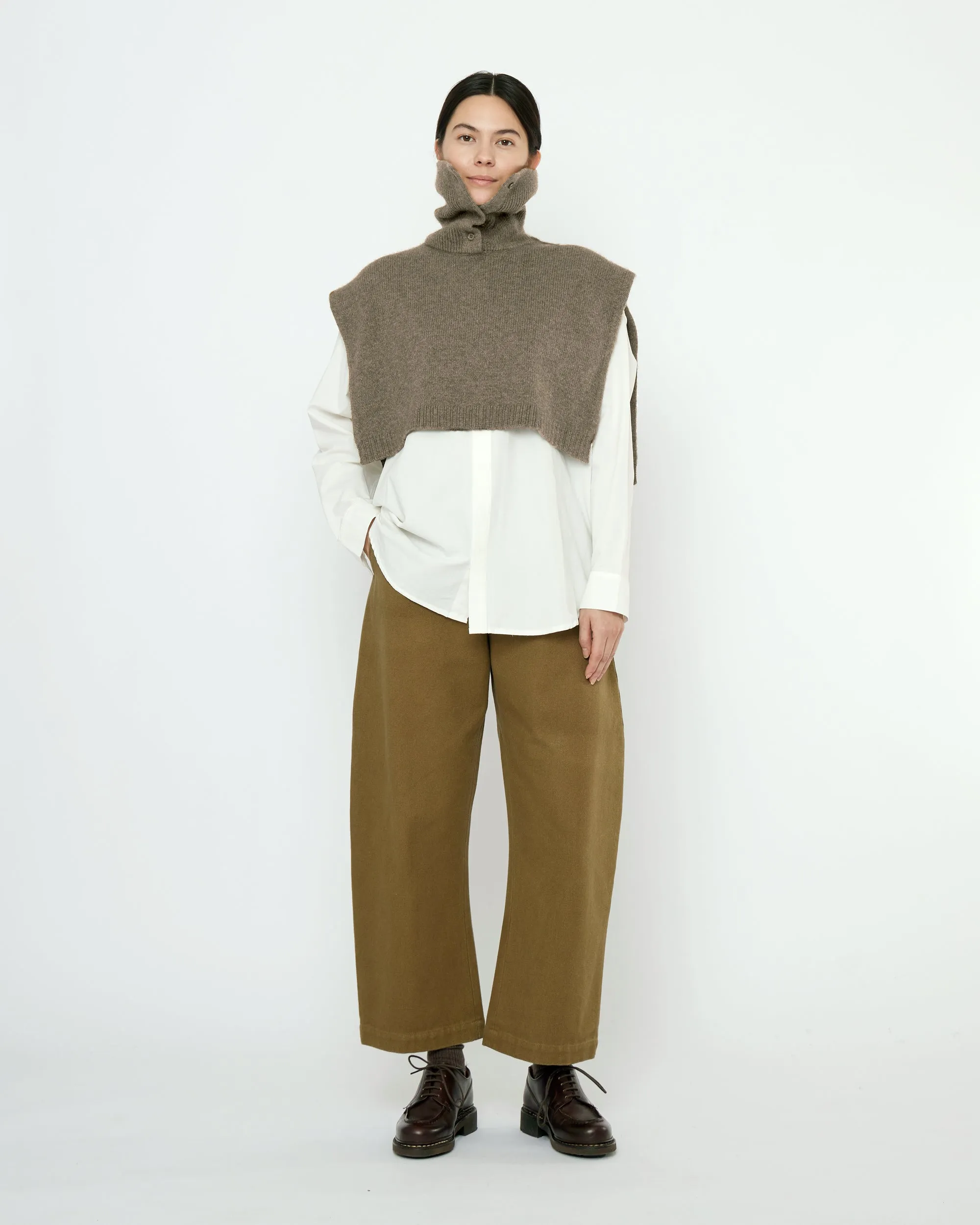 Knit Turtleneck Vest - FW25 - Taupe sold by 7115 by Szeki