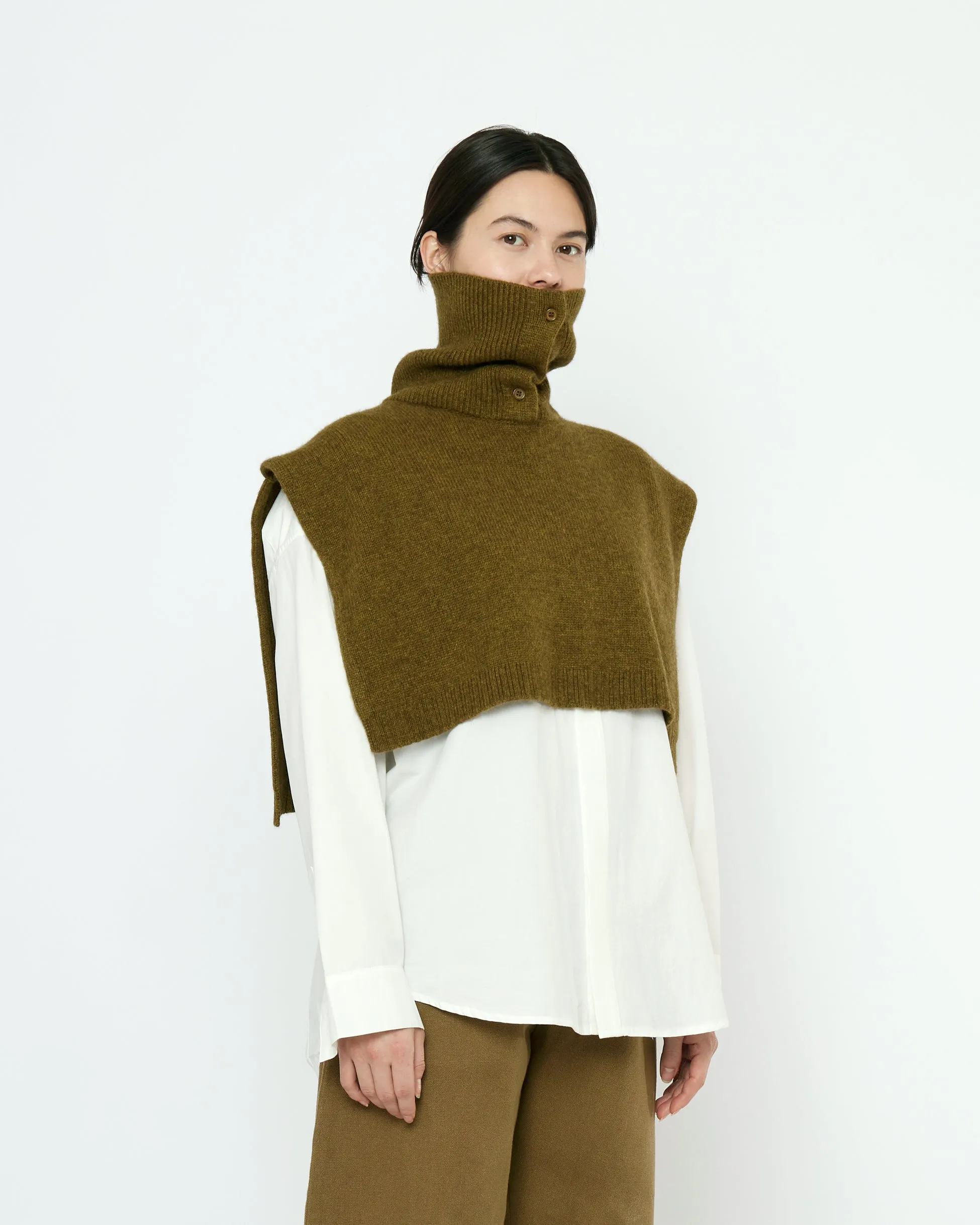 Knit Turtleneck Vest - FW25 - Kelp sold by 7115 by Szeki product image thumbnail 3