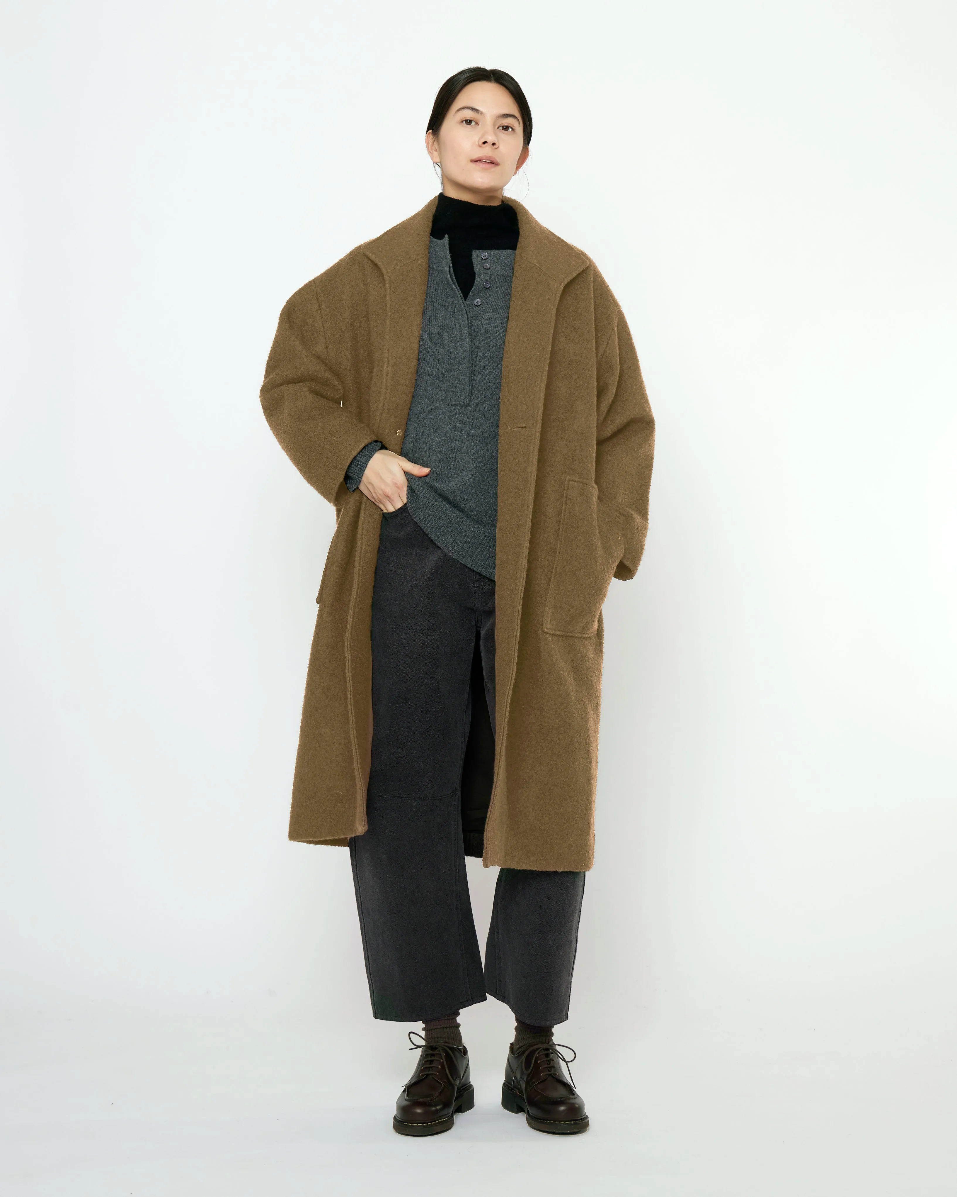 Fall Lapel Coat - FW25 - Kelp sold by 7115 by Szeki product image thumbnail 3