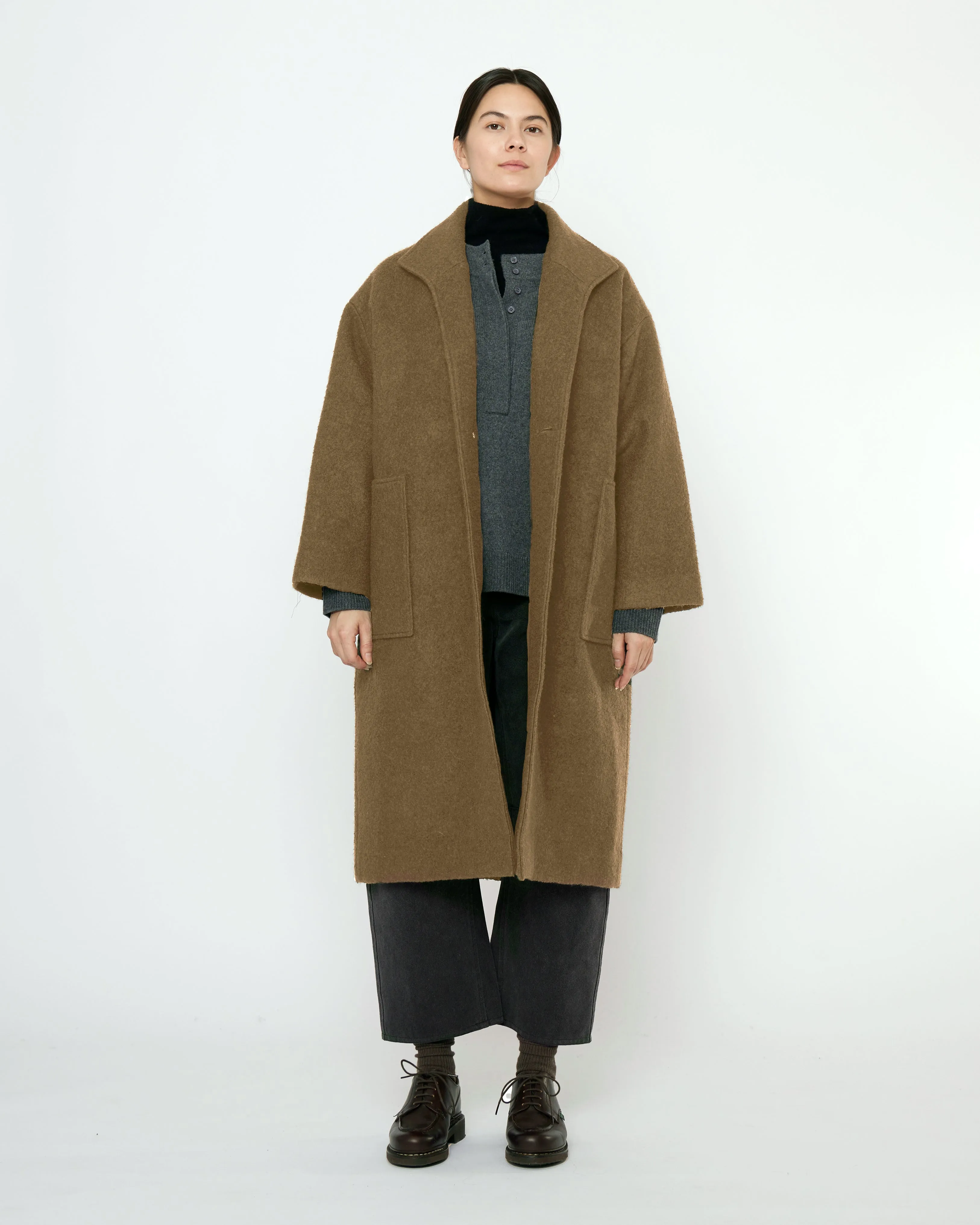Fall Lapel Coat - FW25 - Kelp sold by 7115 by Szeki