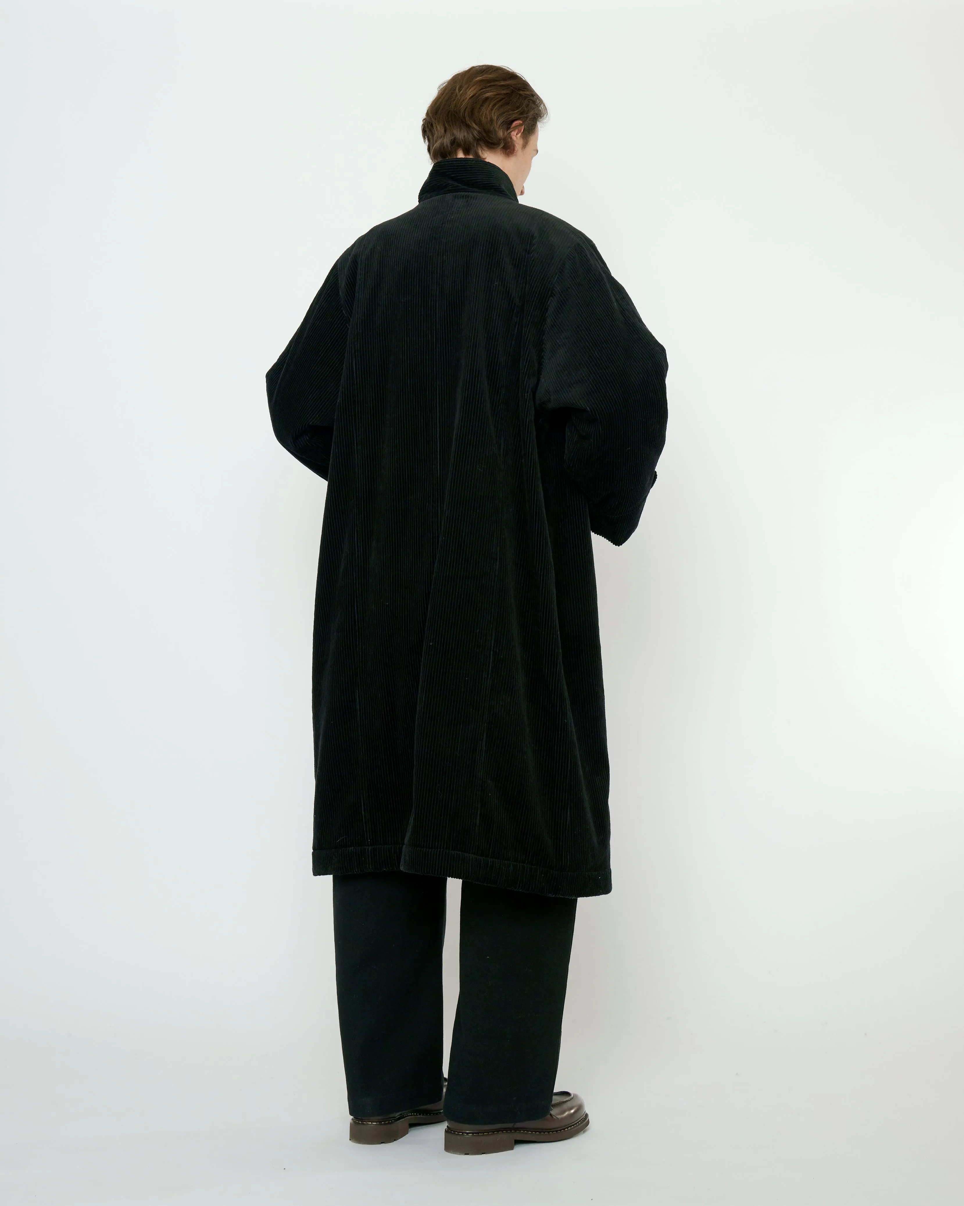 Padded Corduroy Fleece Coat - FW25 - Black sold by 7115 by Szeki product image thumbnail 4