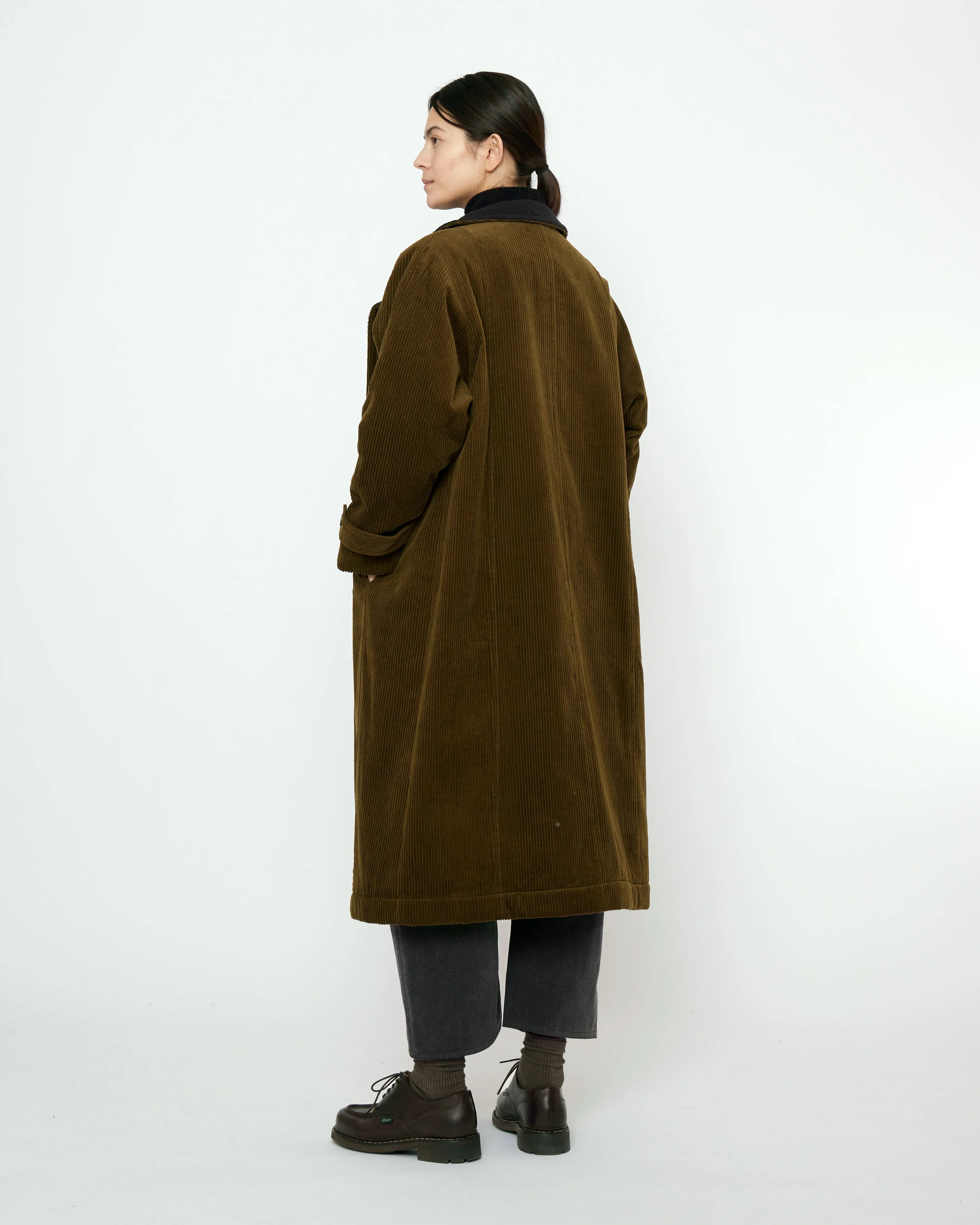 Padded Corduroy Fleece Coat - FW25 - Deep Olive sold by 7115 by Szeki product image thumbnail 4