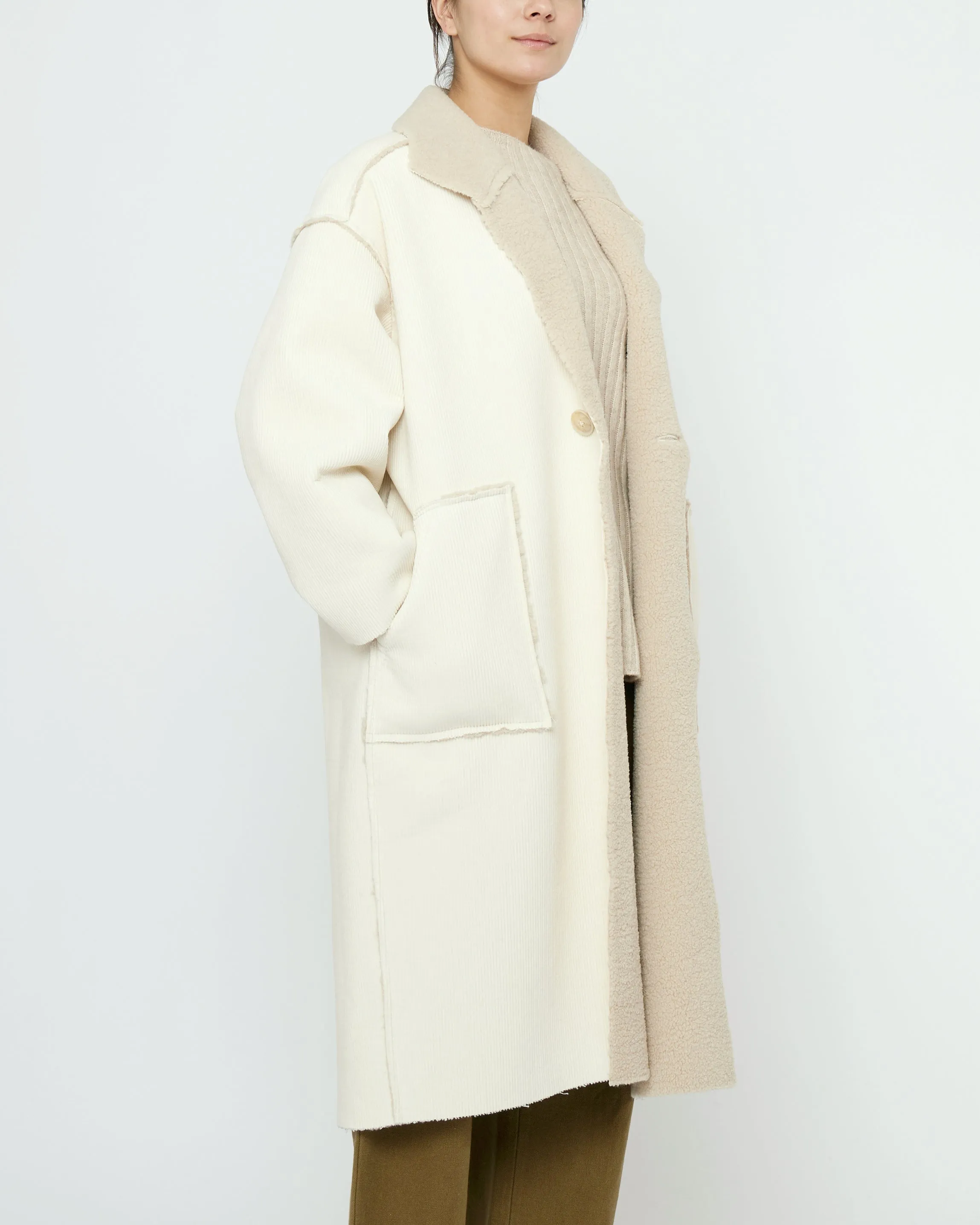 Double Faced Corduroy Coat - FW25 - Off-White sold by 7115 by Szeki product image thumbnail 4