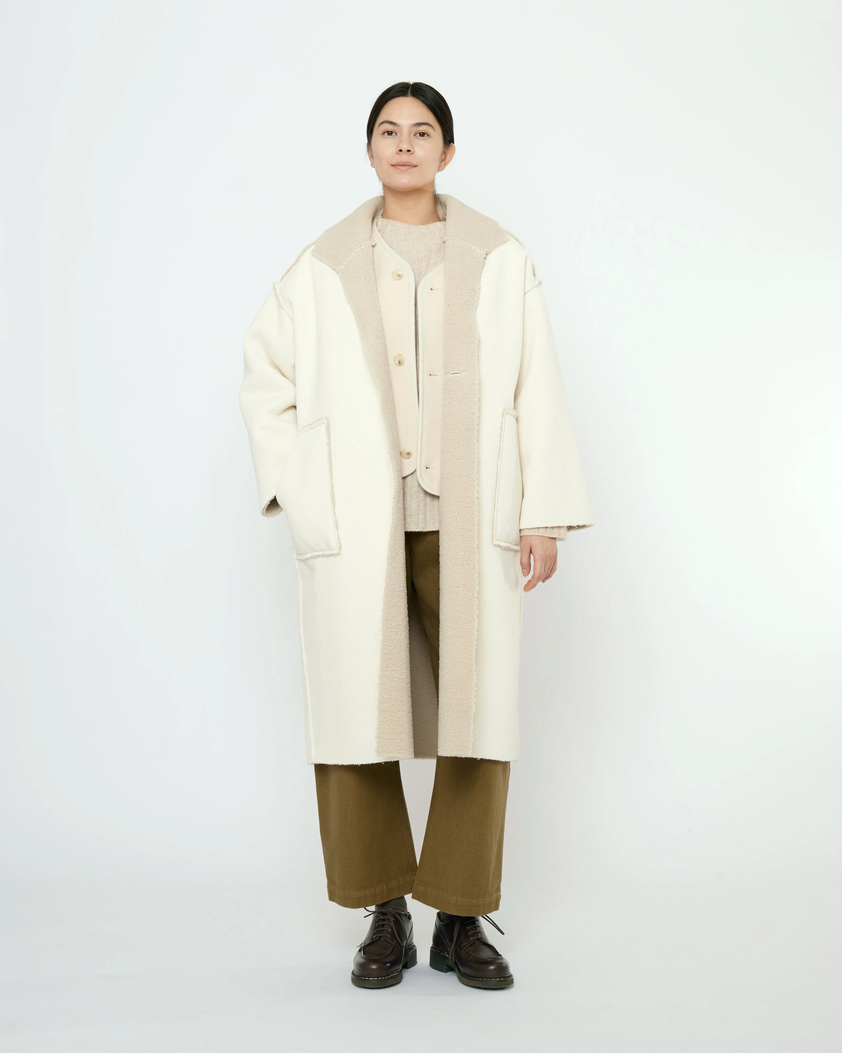 Double Faced Corduroy Coat - FW25 - Off-White sold by 7115 by Szeki