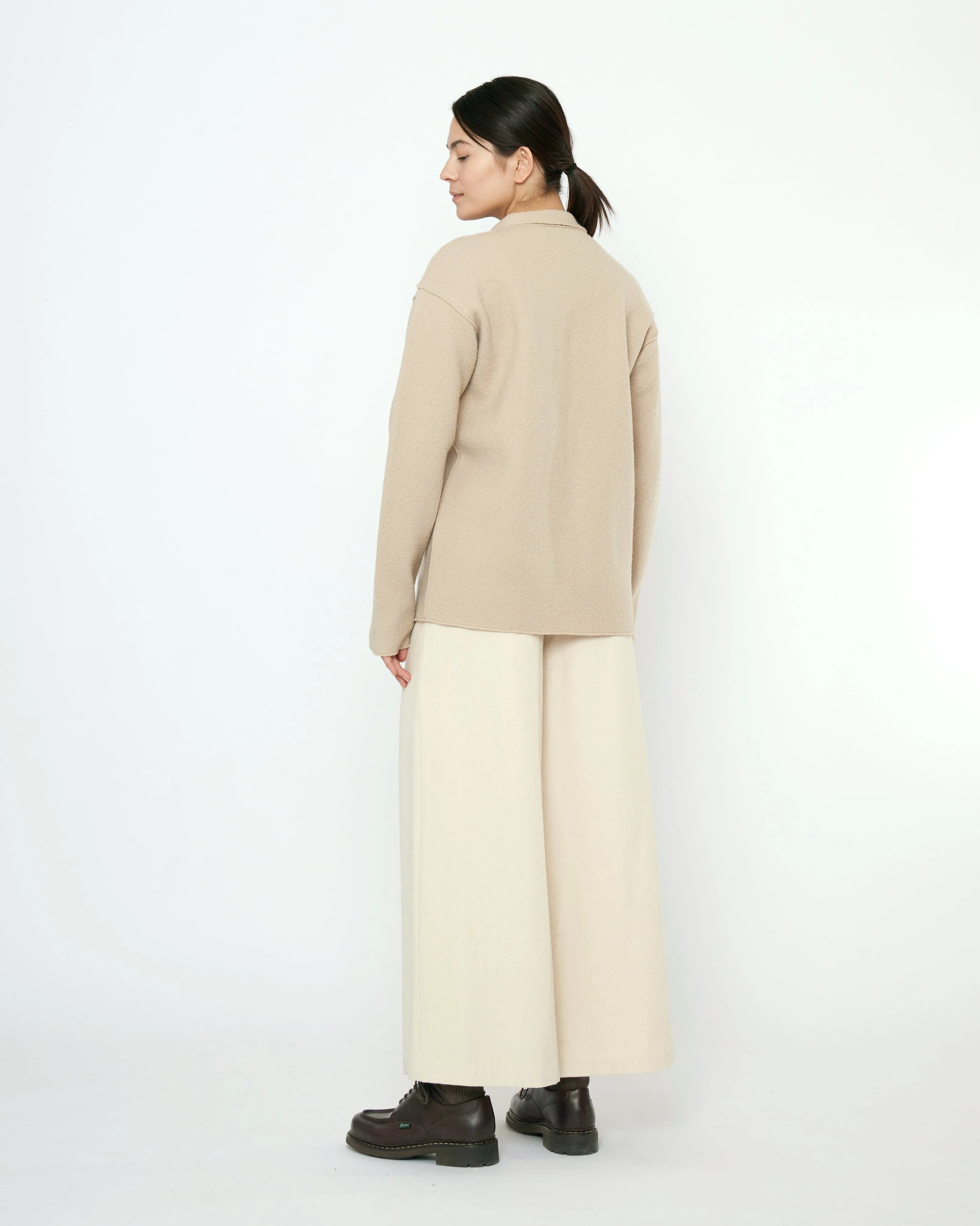 Boiled Wool Shirt Jacket - FW25 - Sand Beige sold by 7115 by Szeki product image thumbnail 2