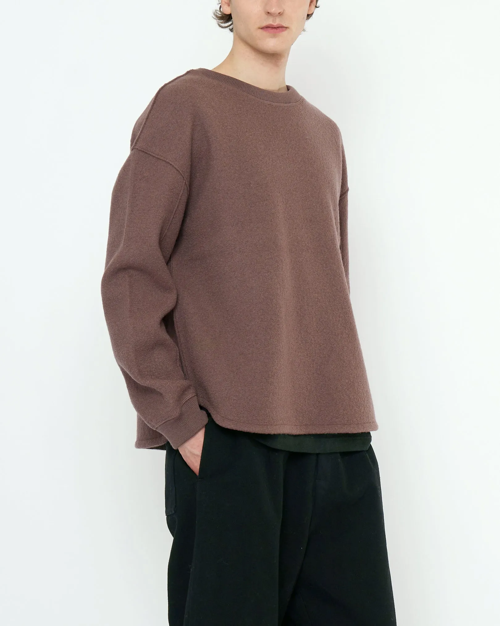 Boiled Wool Keepsake Jumper - FW25 - Mauve sold by 7115 by Szeki product image thumbnail 2