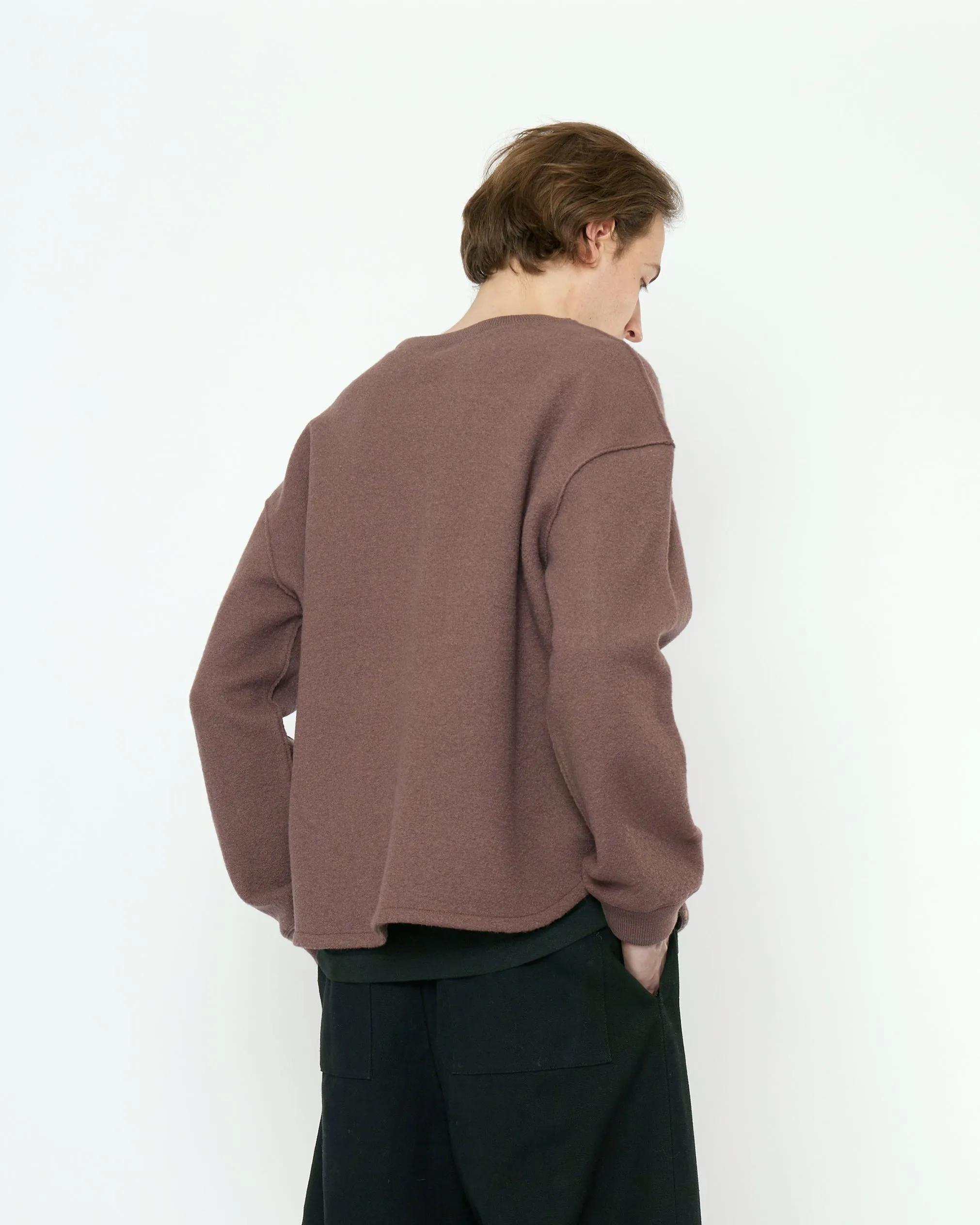 Boiled Wool Keepsake Jumper - FW25 - Mauve sold by 7115 by Szeki product image thumbnail 3