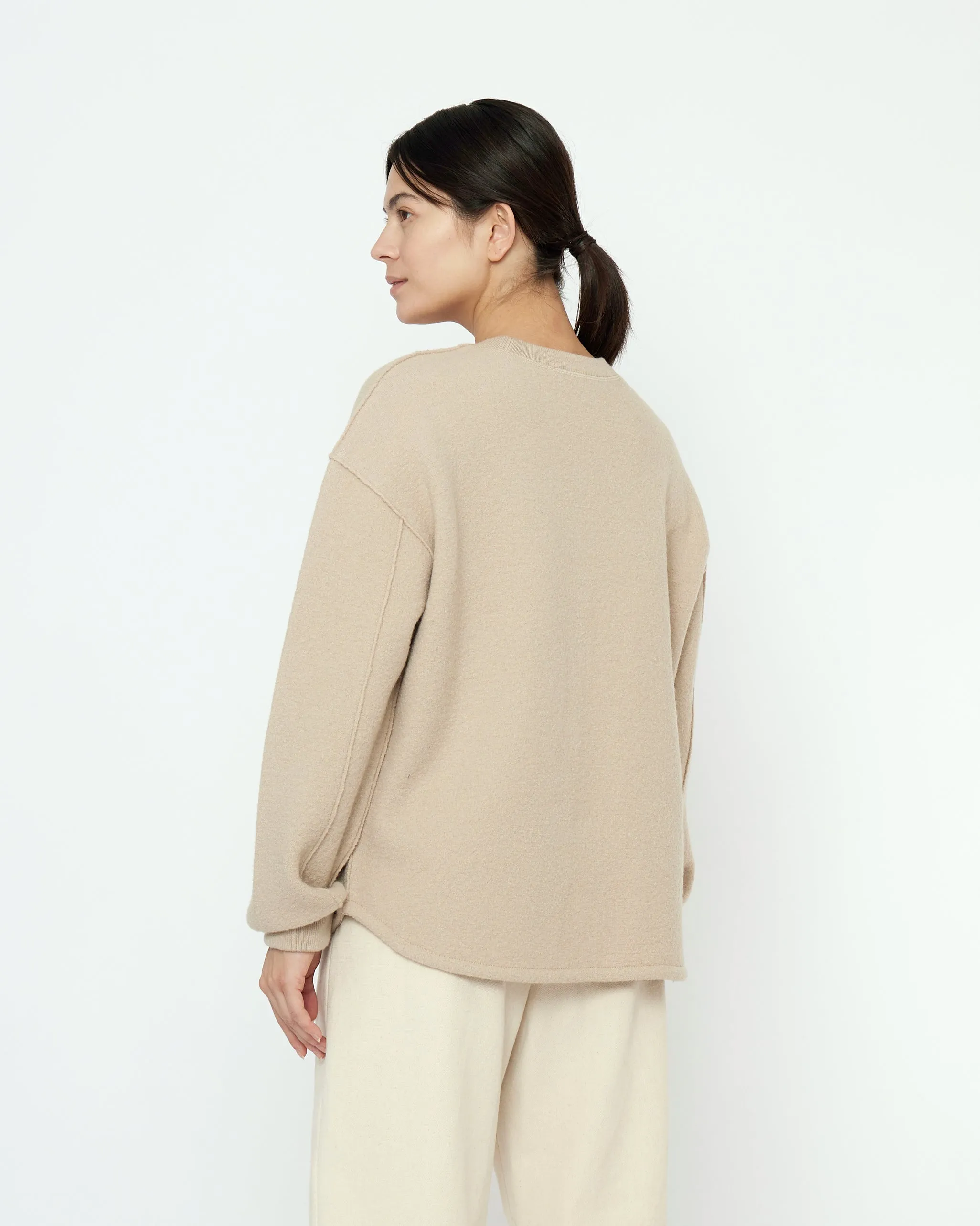 Boiled Wool Keepsake Jumper - FW25 - Sand Beige sold by 7115 by Szeki product image thumbnail 2