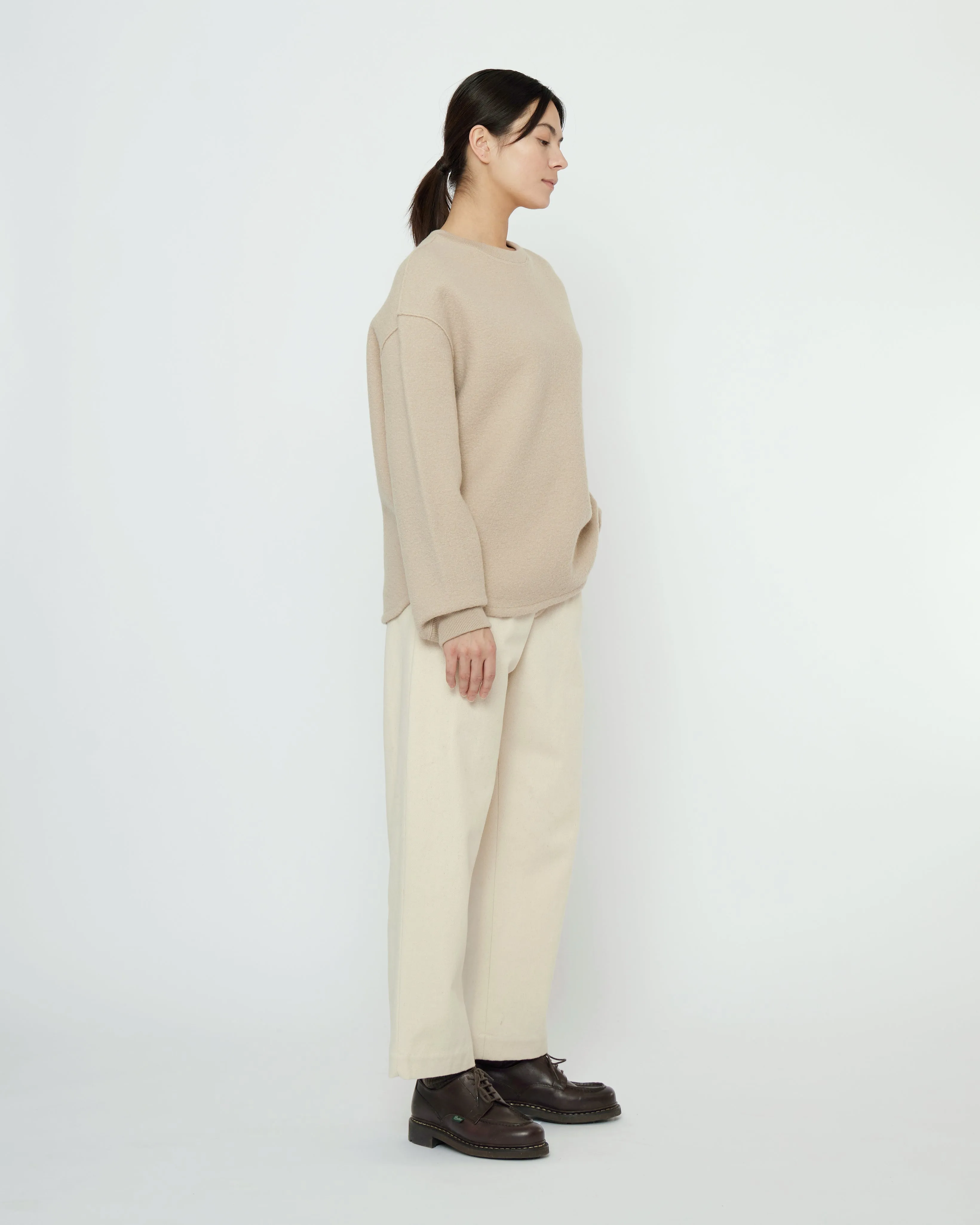 Boiled Wool Keepsake Jumper - FW25 - Sand Beige sold by 7115 by Szeki product image thumbnail 4
