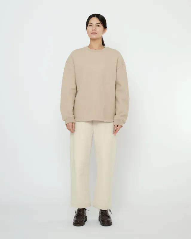 Boiled Wool Keepsake Jumper - FW25 - Sand Beige sold by 7115 by Szeki