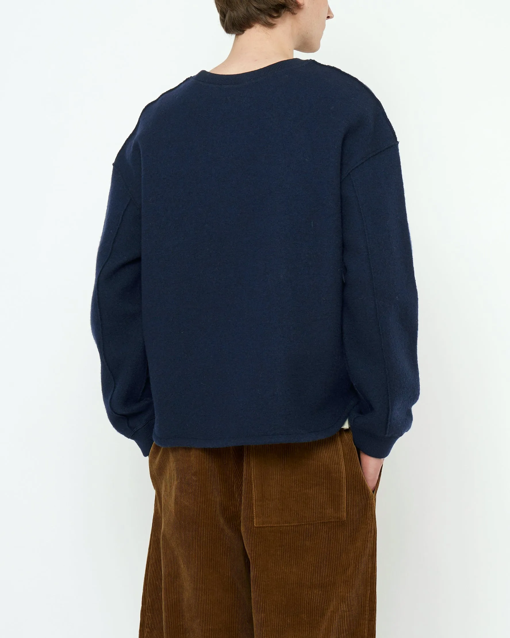 Boiled Wool Keepsake Jumper - FW25 - Navy sold by 7115 by Szeki product image thumbnail 3