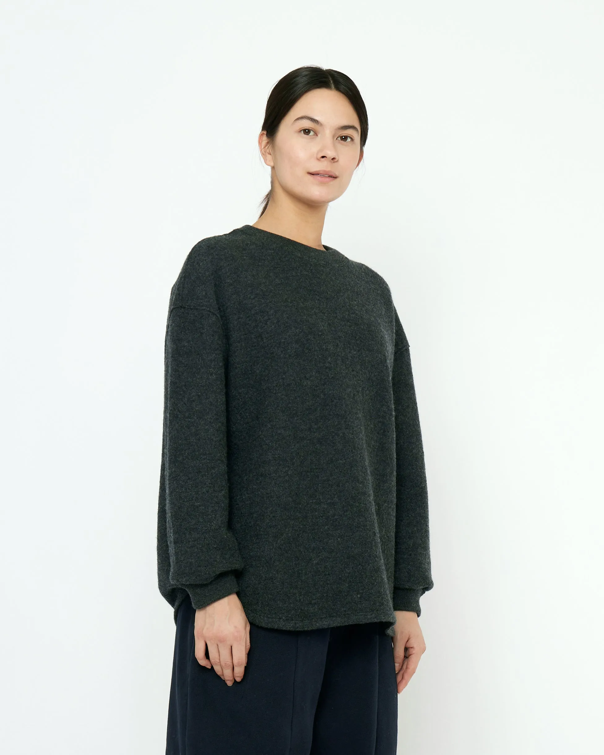 Boiled Wool Keepsake Jumper - FW25 - Charcoal sold by 7115 by Szeki product image thumbnail 2