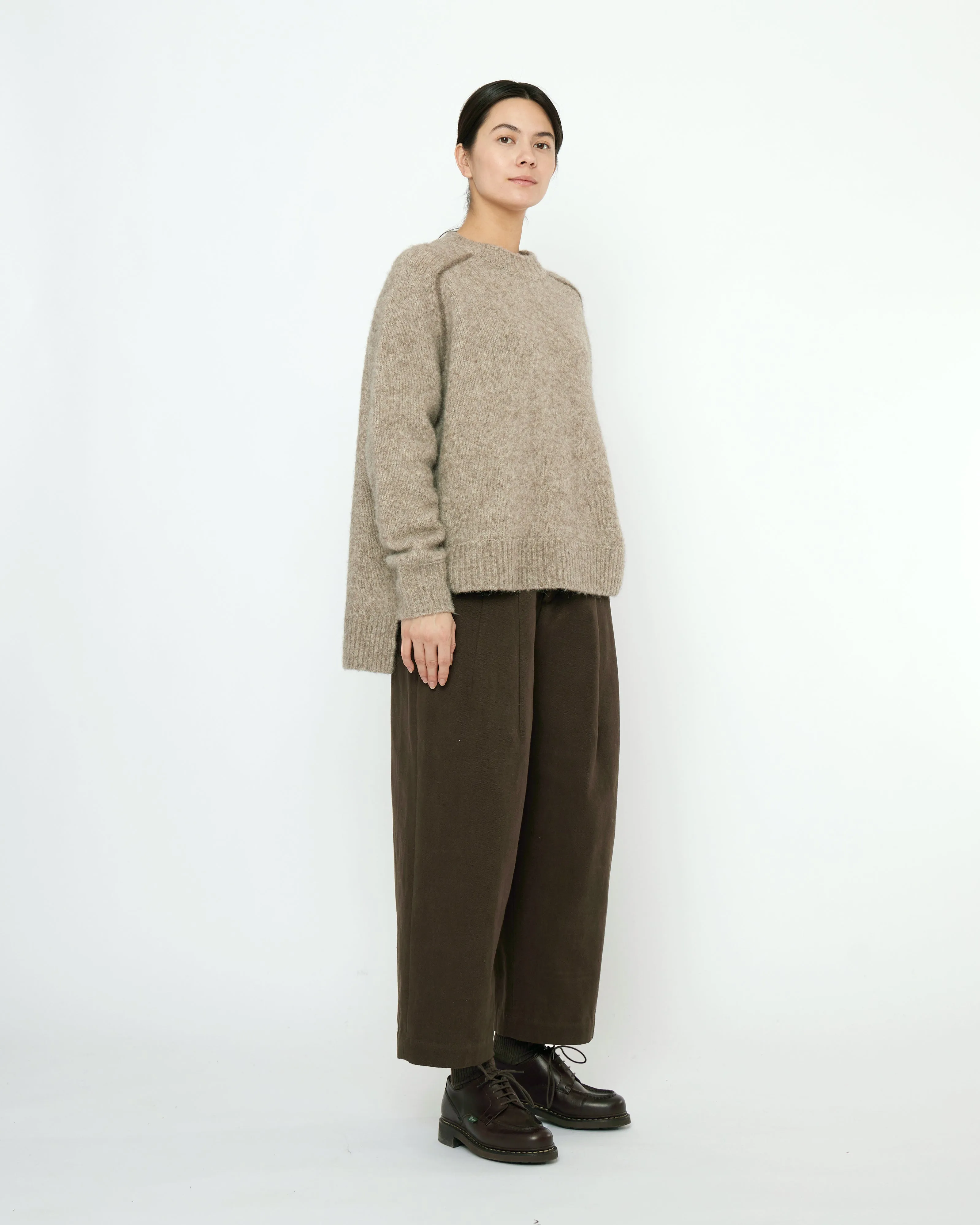 Rolled Seams Pullover - FW25 - Light Taupe sold by 7115 by Szeki product image thumbnail 3