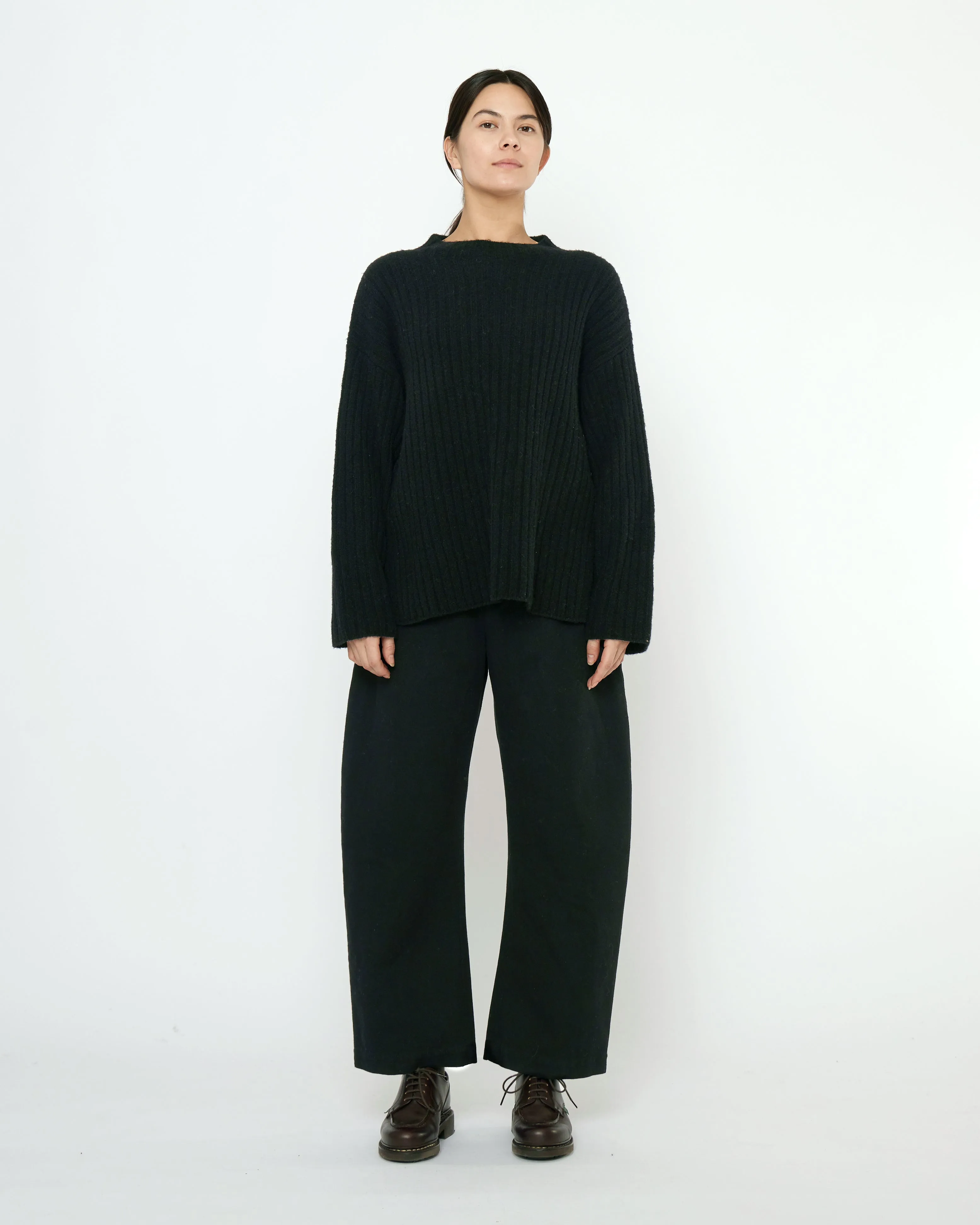 Oversized Ribbed Mockneck - FW25 - Black sold by 7115 by Szeki product image thumbnail 2