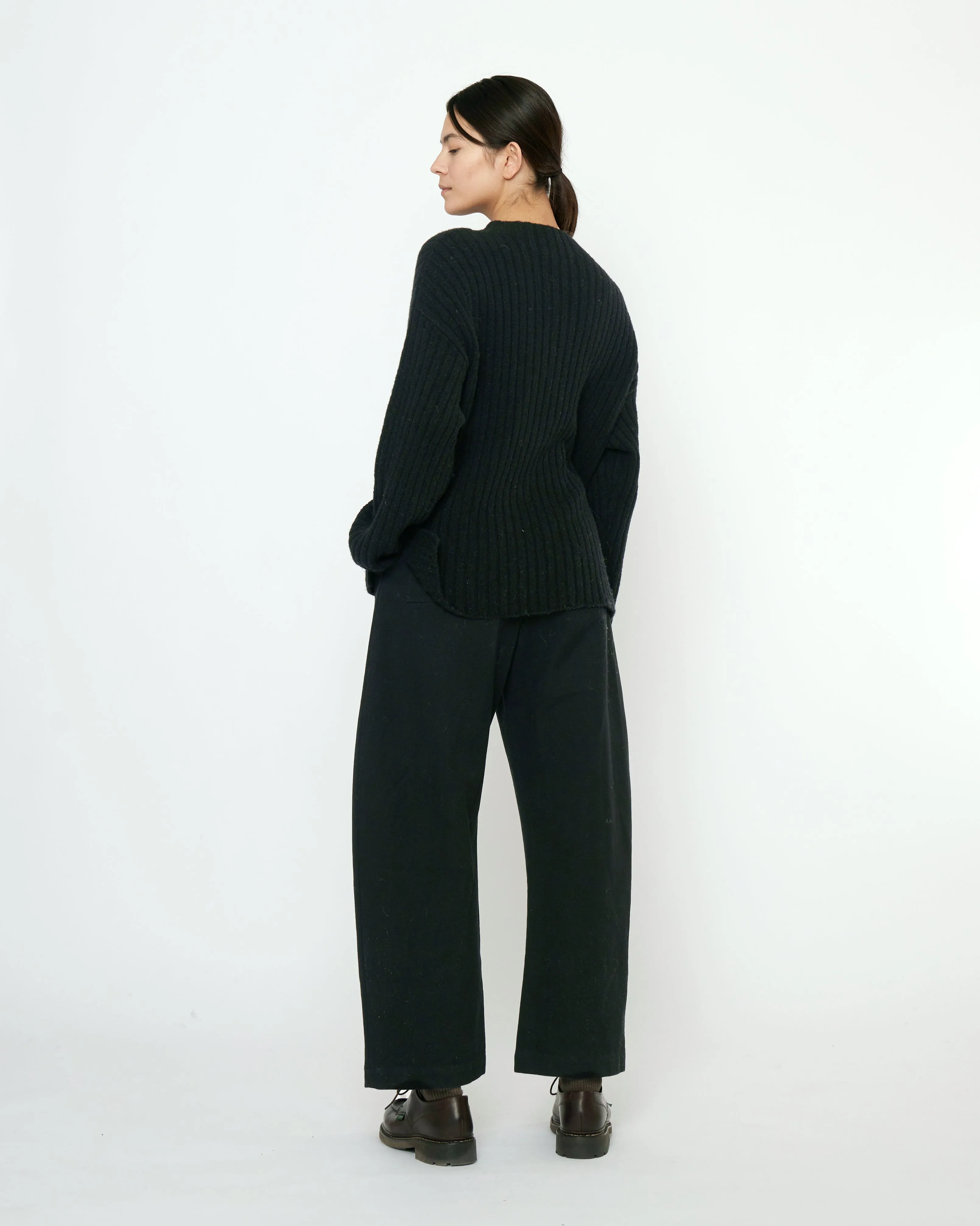 Oversized Ribbed Mockneck - FW25 - Black sold by 7115 by Szeki product image thumbnail 5