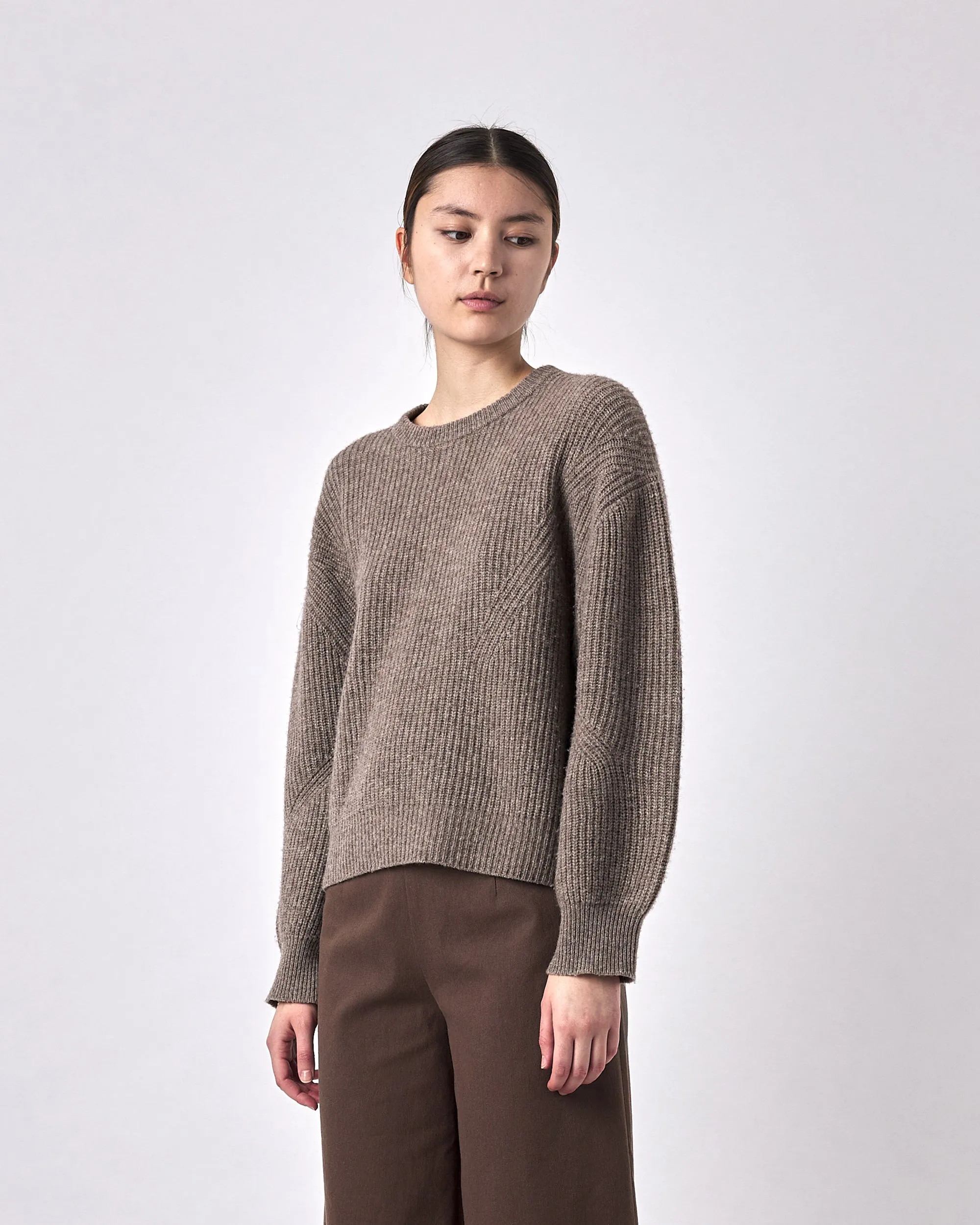 Signature Poet Sleeves Sweater - Yak Edition - Taupe sold by 7115 by Szeki