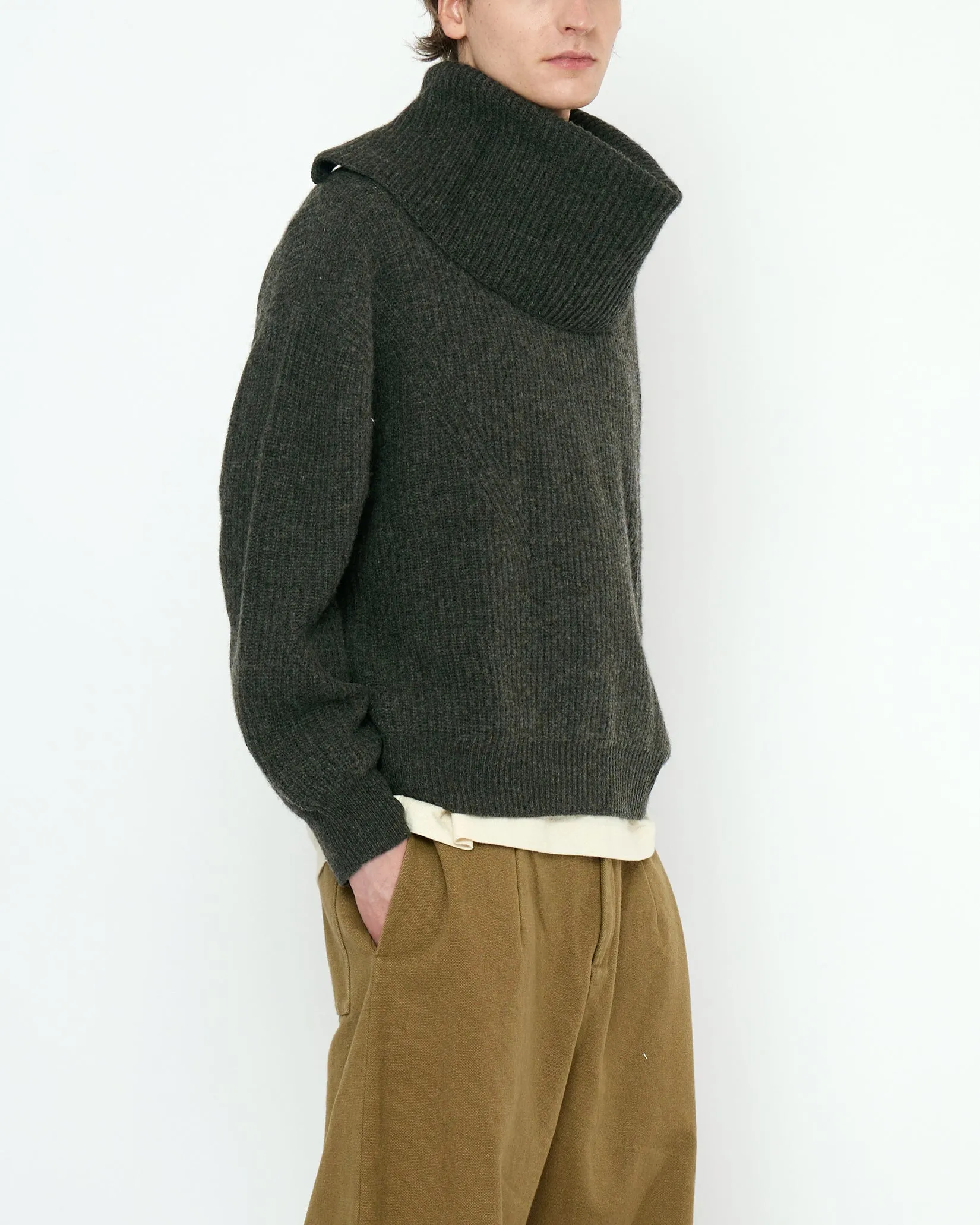 Signature Poet Sleeves Sweater - Yak Edition - Charcoal sold by 7115 by Szeki product image thumbnail 4