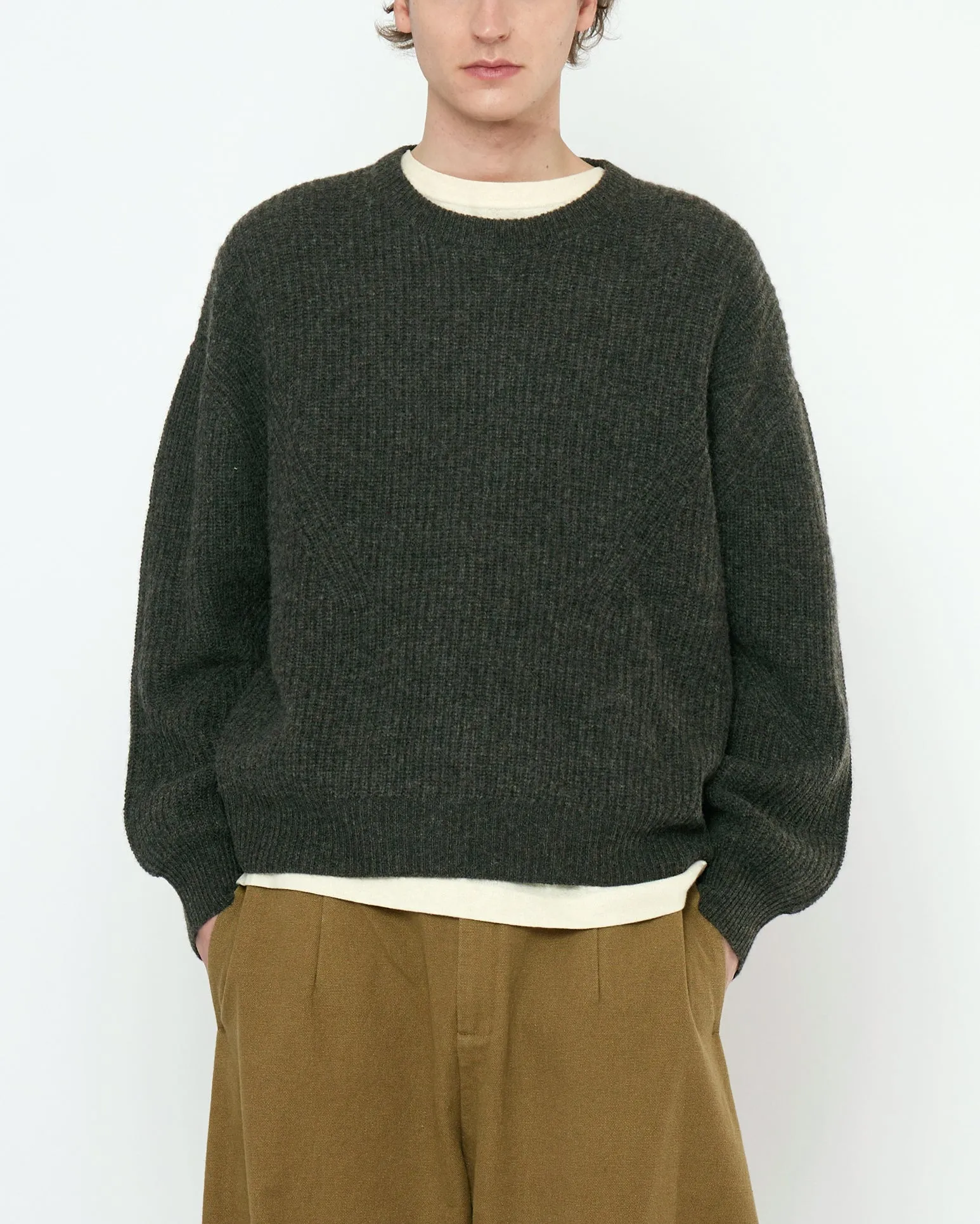 Signature Poet Sleeves Sweater - Yak Edition - Charcoal sold by 7115 by Szeki product image thumbnail 2