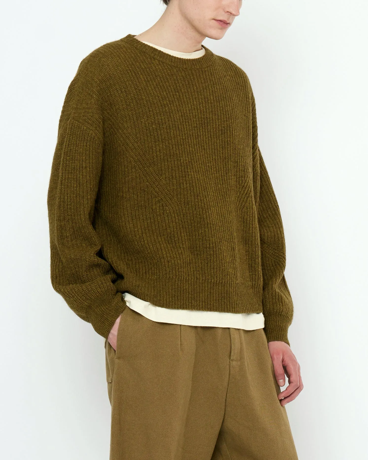 Signature Poet Sleeves Sweater - Yak Edition - Kelp sold by 7115 by Szeki product image thumbnail 2