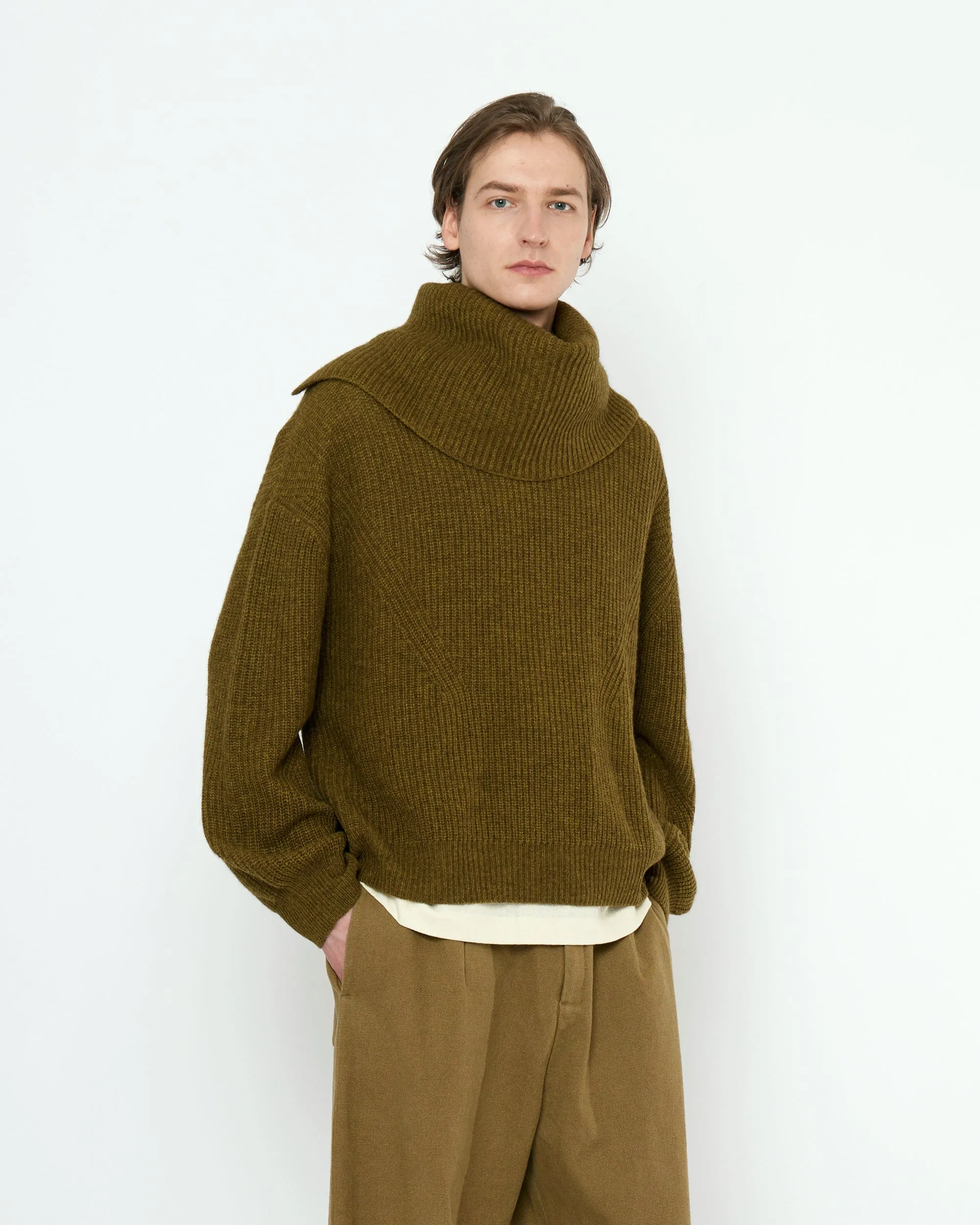 Signature Poet Sleeves Sweater - Yak Edition - Kelp sold by 7115 by Szeki product image thumbnail 4