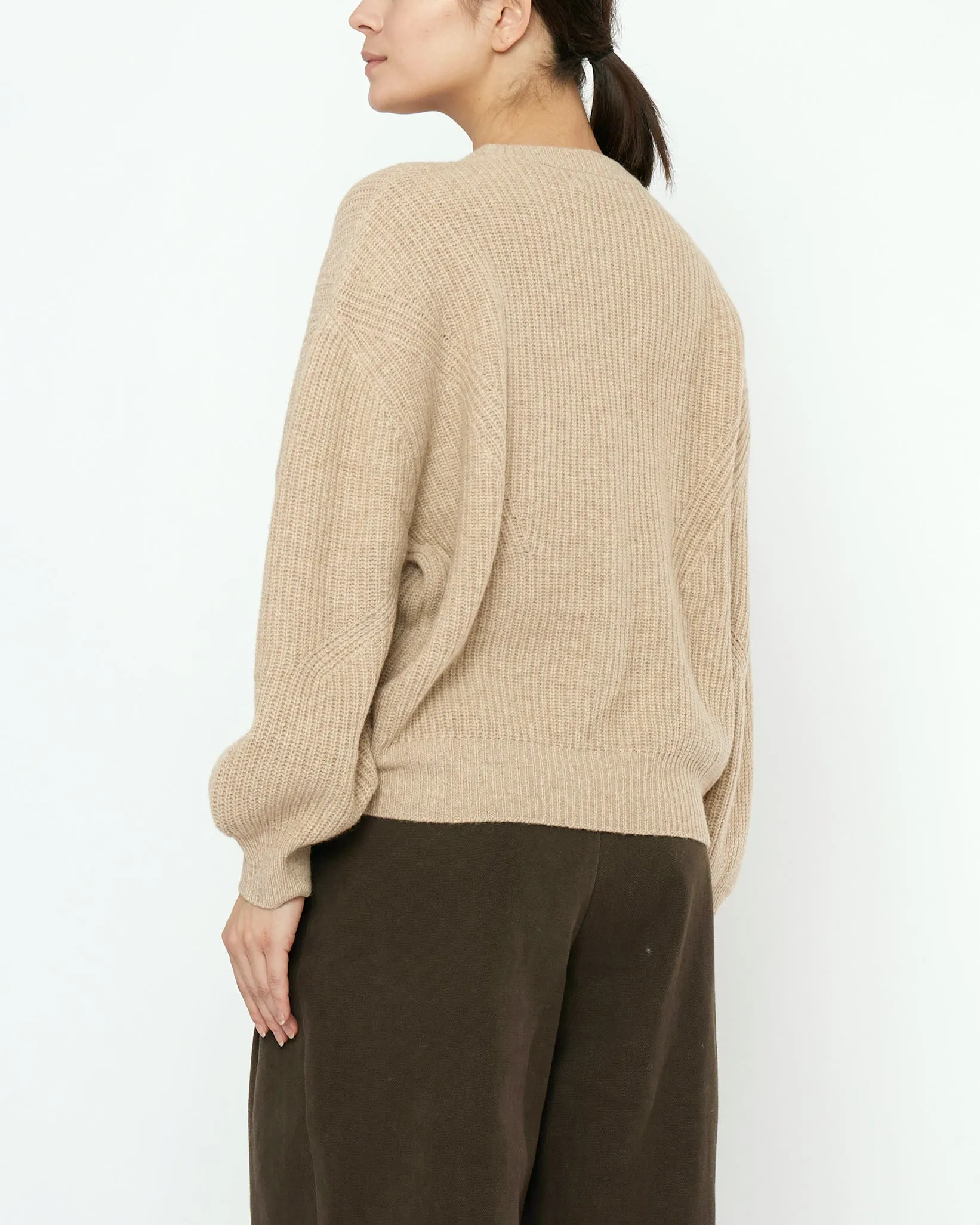 Signature Poet Sleeves Sweater - Yak Edition - Almond sold by 7115 by Szeki product image thumbnail 3