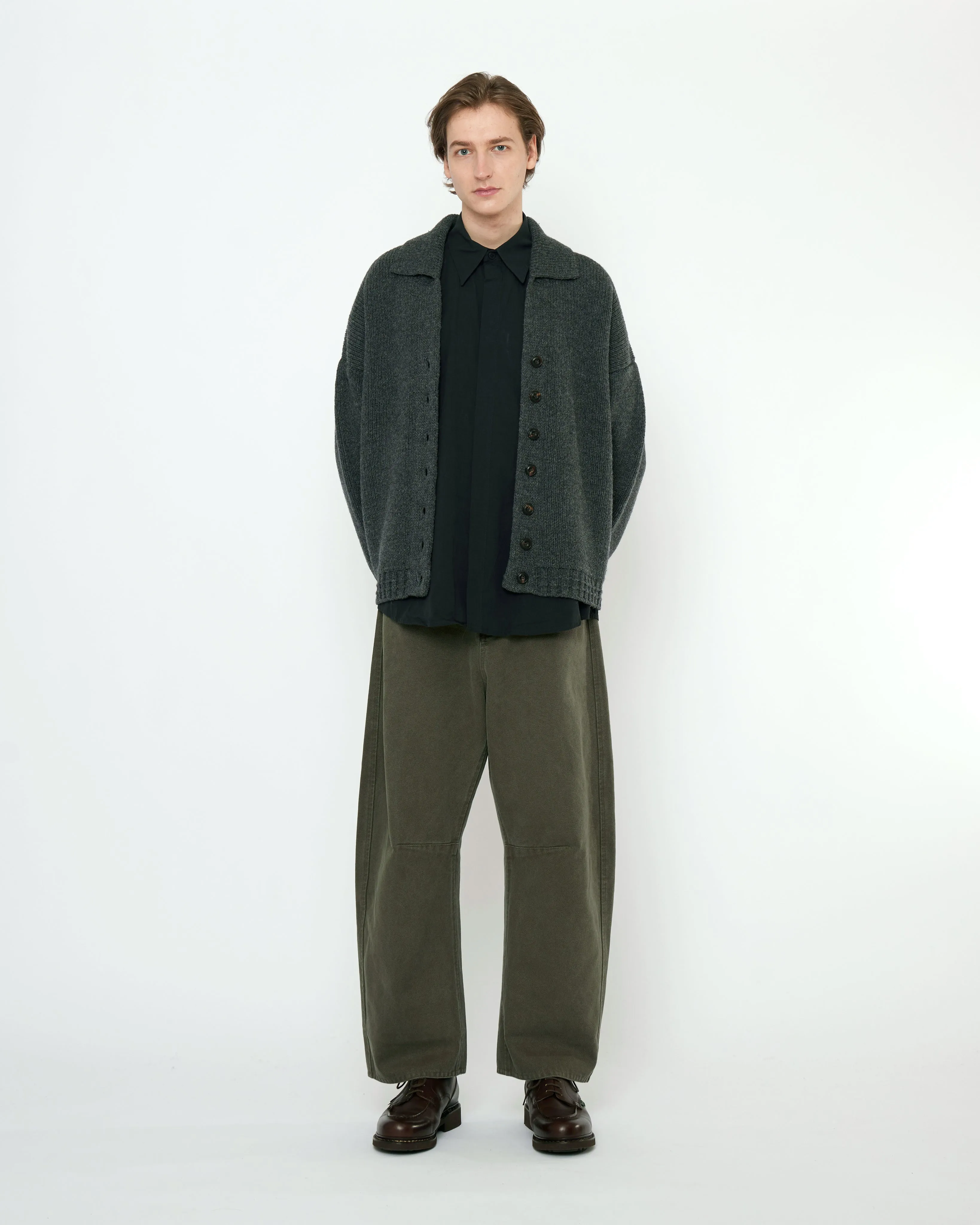 Chunky Collared Cardigan - FW25 - Gray sold by 7115 by Szeki product image thumbnail 5