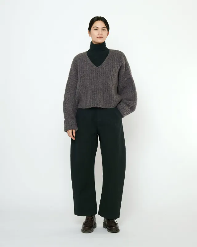 Chunky V-Neck Sweater - FW25 - Plum Gray sold by 7115 by Szeki