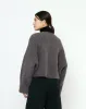 Chunky V-Neck Sweater - FW25 - Plum Gray sold by 7115 by Szeki