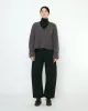 Chunky V-Neck Sweater - FW25 - Plum Gray sold by 7115 by Szeki