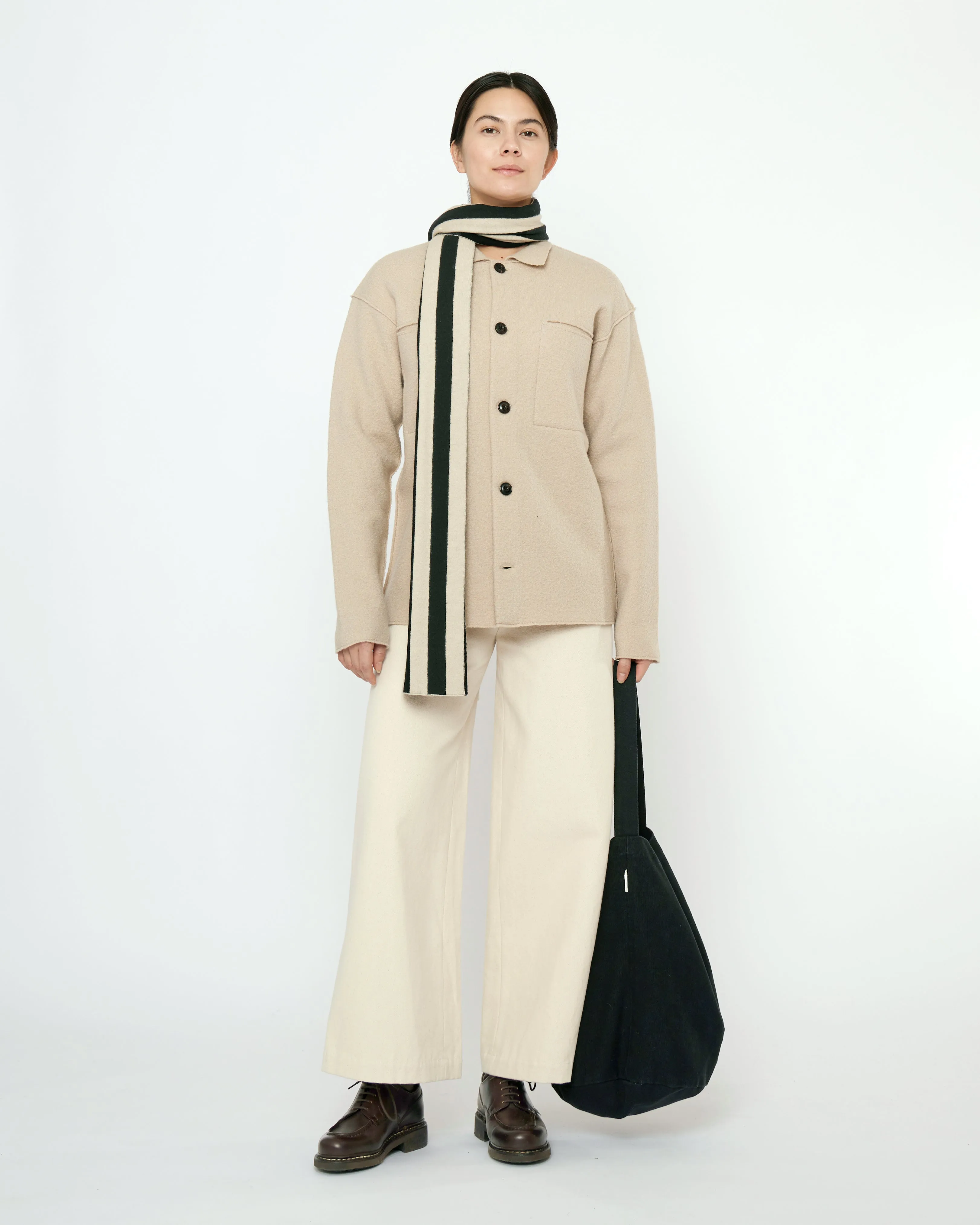 Long Scarf - Stripes - FW25 - Beige Stripes sold by 7115 by Szeki