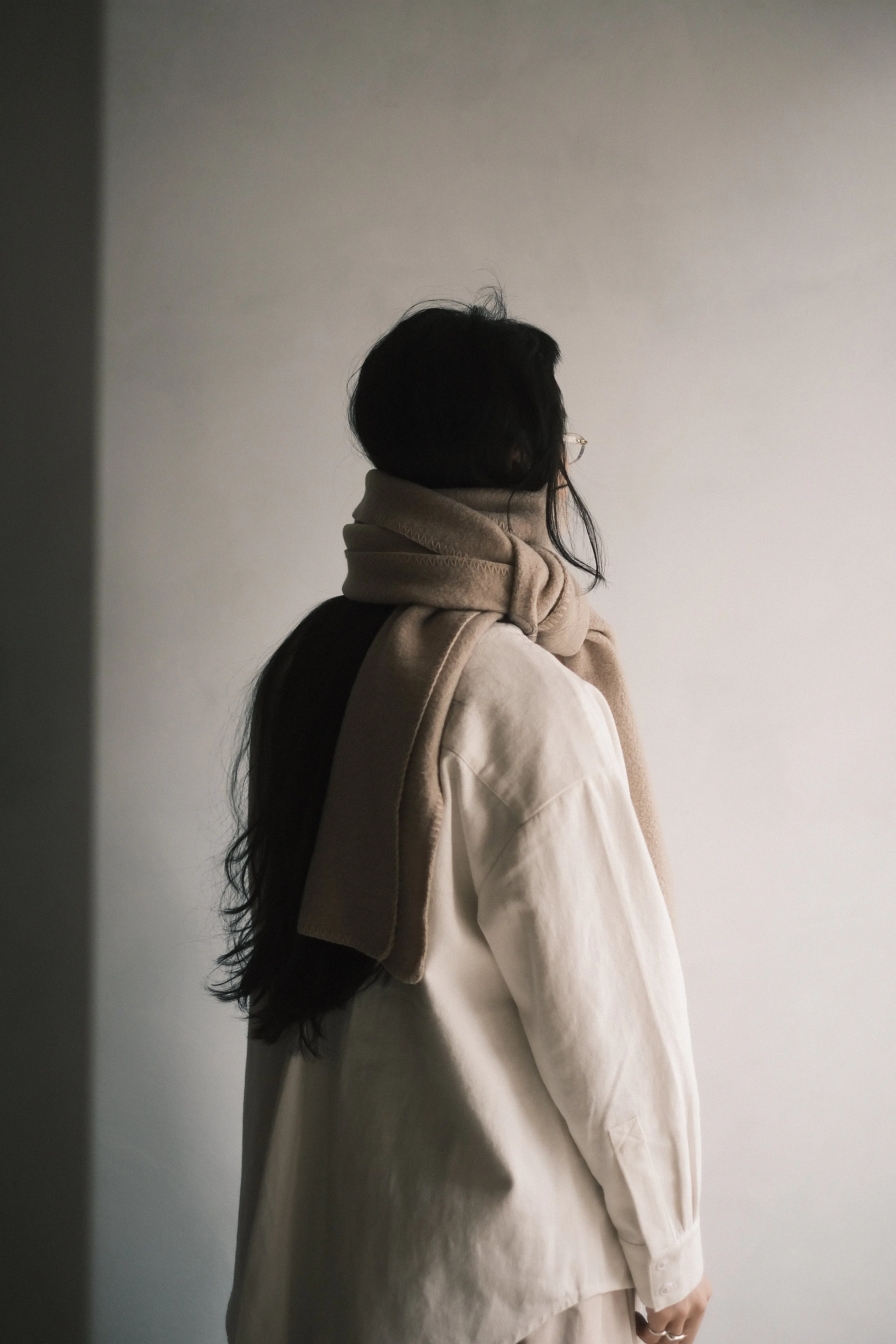 Long Scarf - Boiled Wool - FW25 - Sand Beige sold by 7115 by Szeki product image thumbnail 3