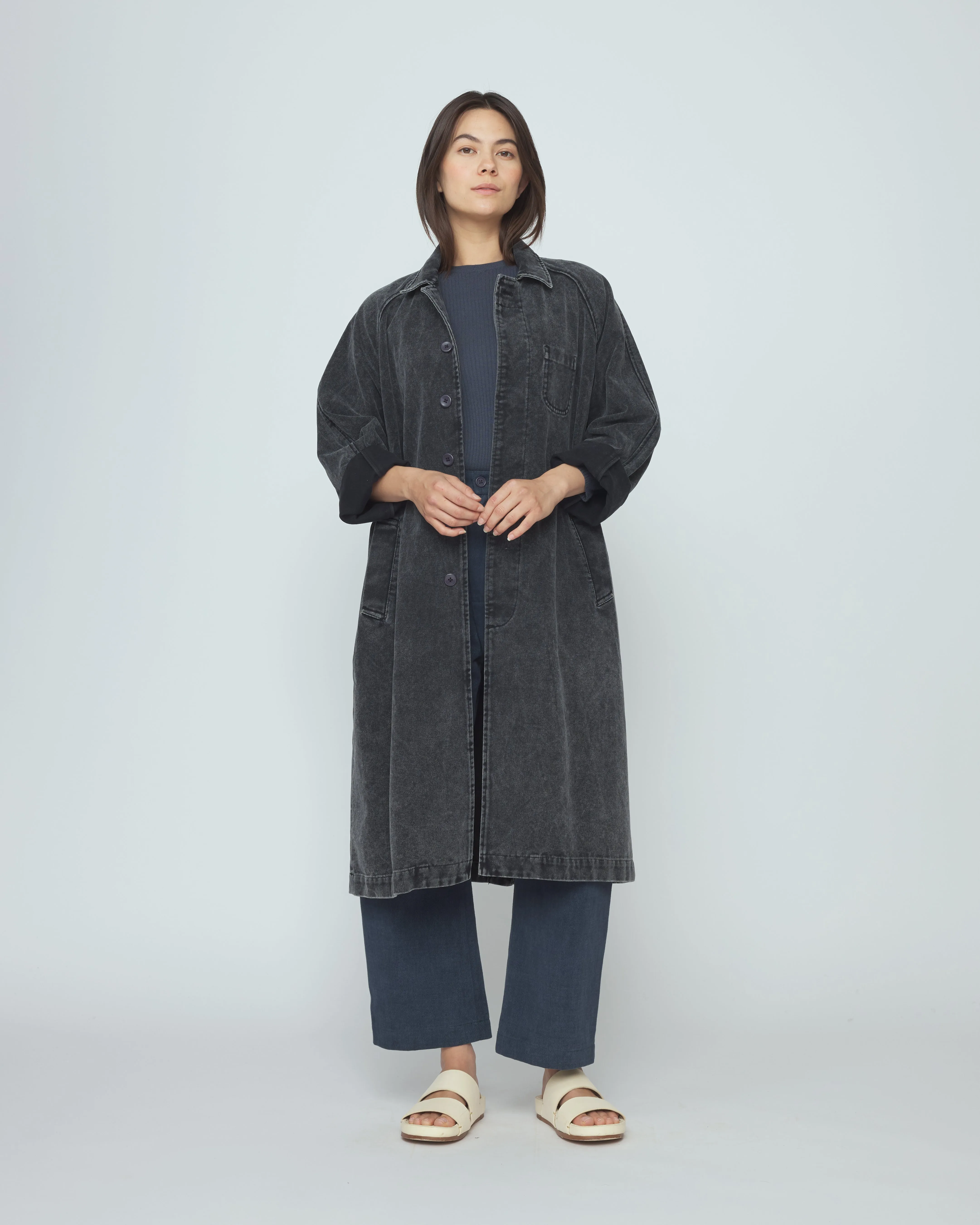 Fall Duster - SS26 - Spotted Washed Black sold by 7115 by Szeki product image thumbnail 3